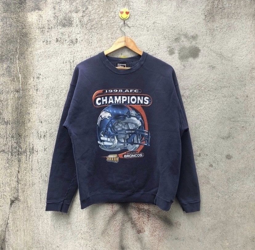 NFL Vintage 90s Denver Broncos NFL Pro Player sweatshirt Size US XL / EU 56 / 4 - 5 Thumbnail