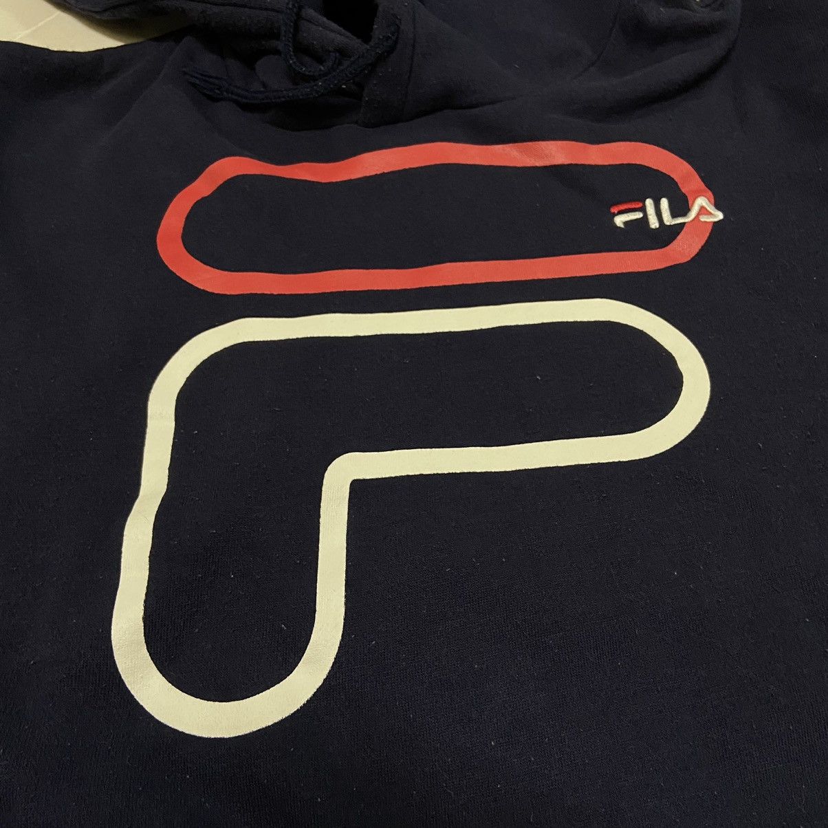 Fila Vintage fila hoodie big logo Size US L / EU 52-54 / 3 - 2 Thumbnail
