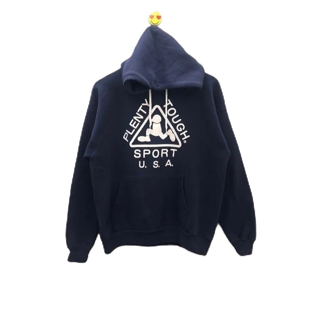 Vintage Vintage 90s plenty tough sport hoodie big logo Size US M / EU 48-50 / 2 - 1 Thumbnail