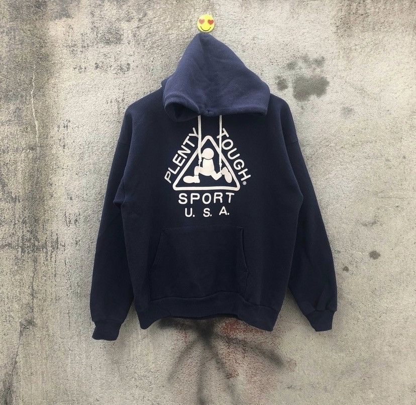 Vintage Vintage 90s plenty tough sport hoodie big logo Size US M / EU 48-50 / 2 - 4 Thumbnail