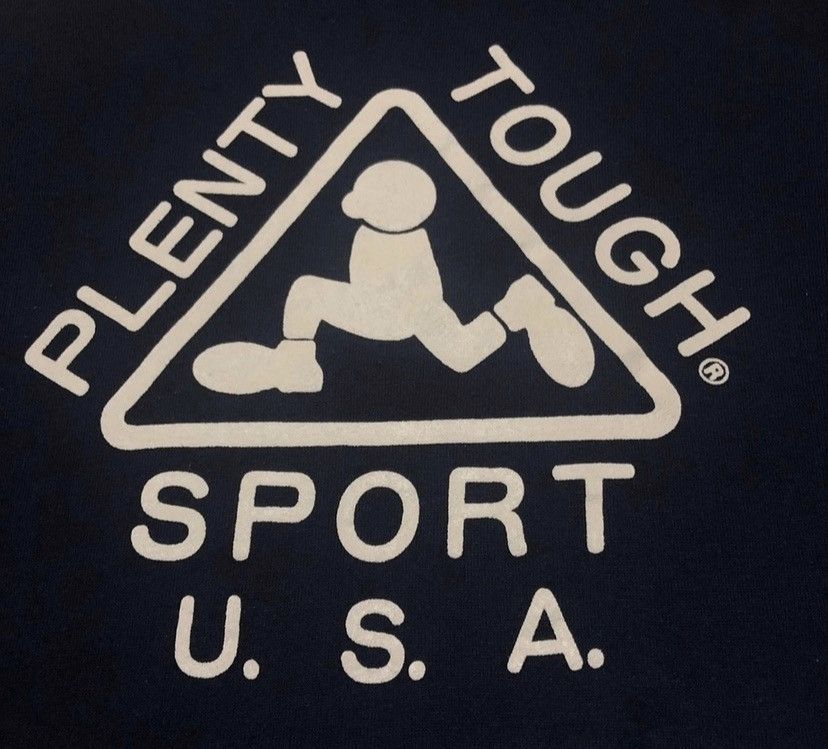 Vintage Vintage 90s plenty tough sport hoodie big logo Size US M / EU 48-50 / 2 - 2 Thumbnail