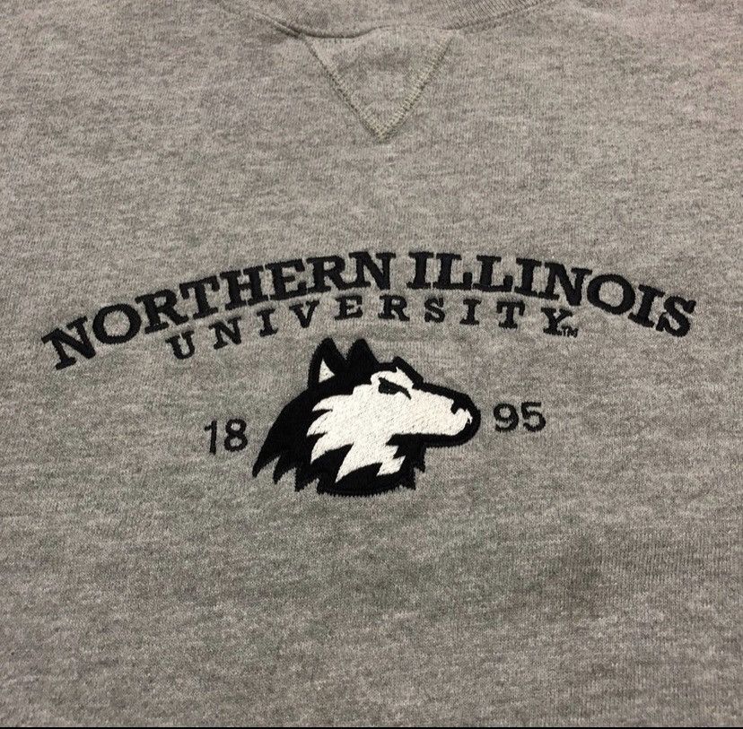 NFL Vintage 90s Northen illinois University Sweatshirt Size US XXL / EU 58 / 5 - 2 Thumbnail