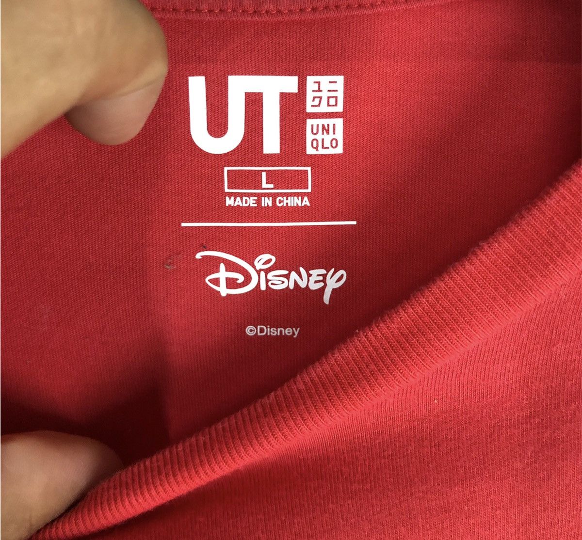 Disney × Mickey Mouse × Uniqlo Mickey Mouse Logo Tee Size US L / EU 52-54 / 3 - 8 Thumbnail
