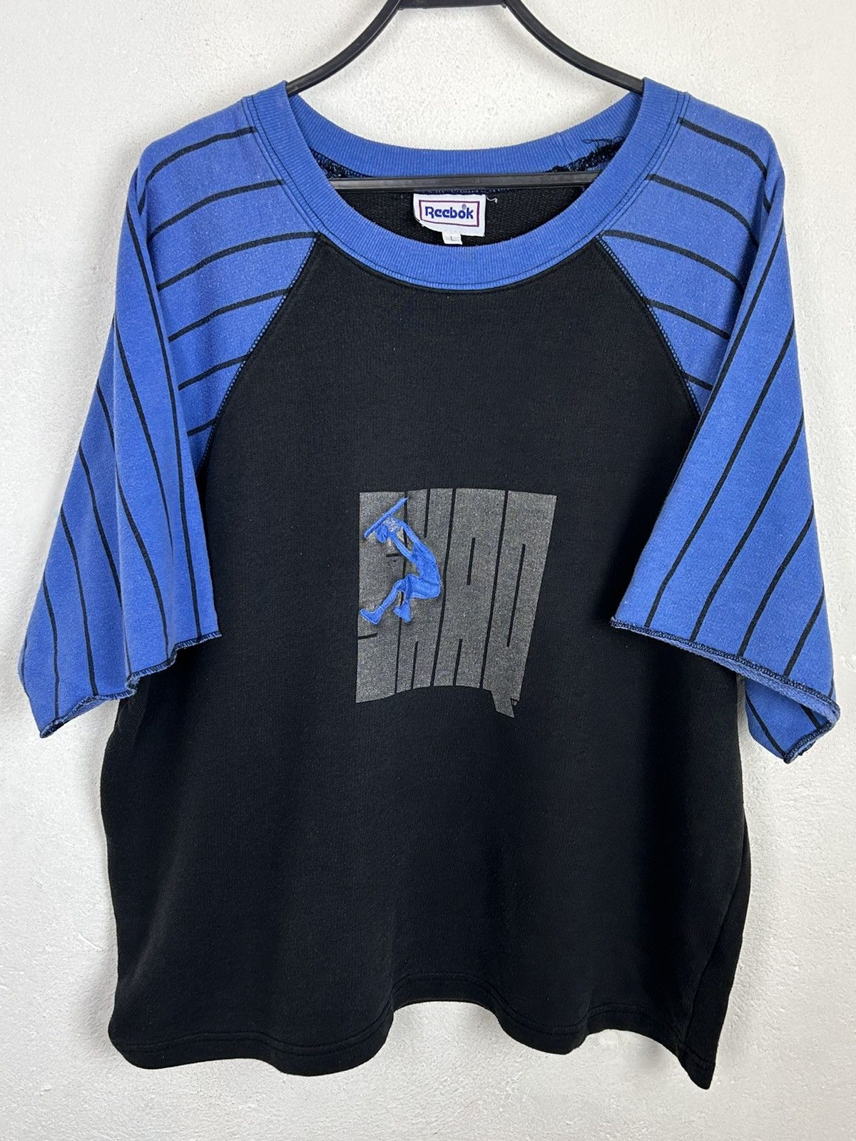Reebok 90s Vintage Shaquille O'Neal #32 Reebok Short Sleeve Sweat Size US L / EU 52-54 / 3 - 1 Thumbnail