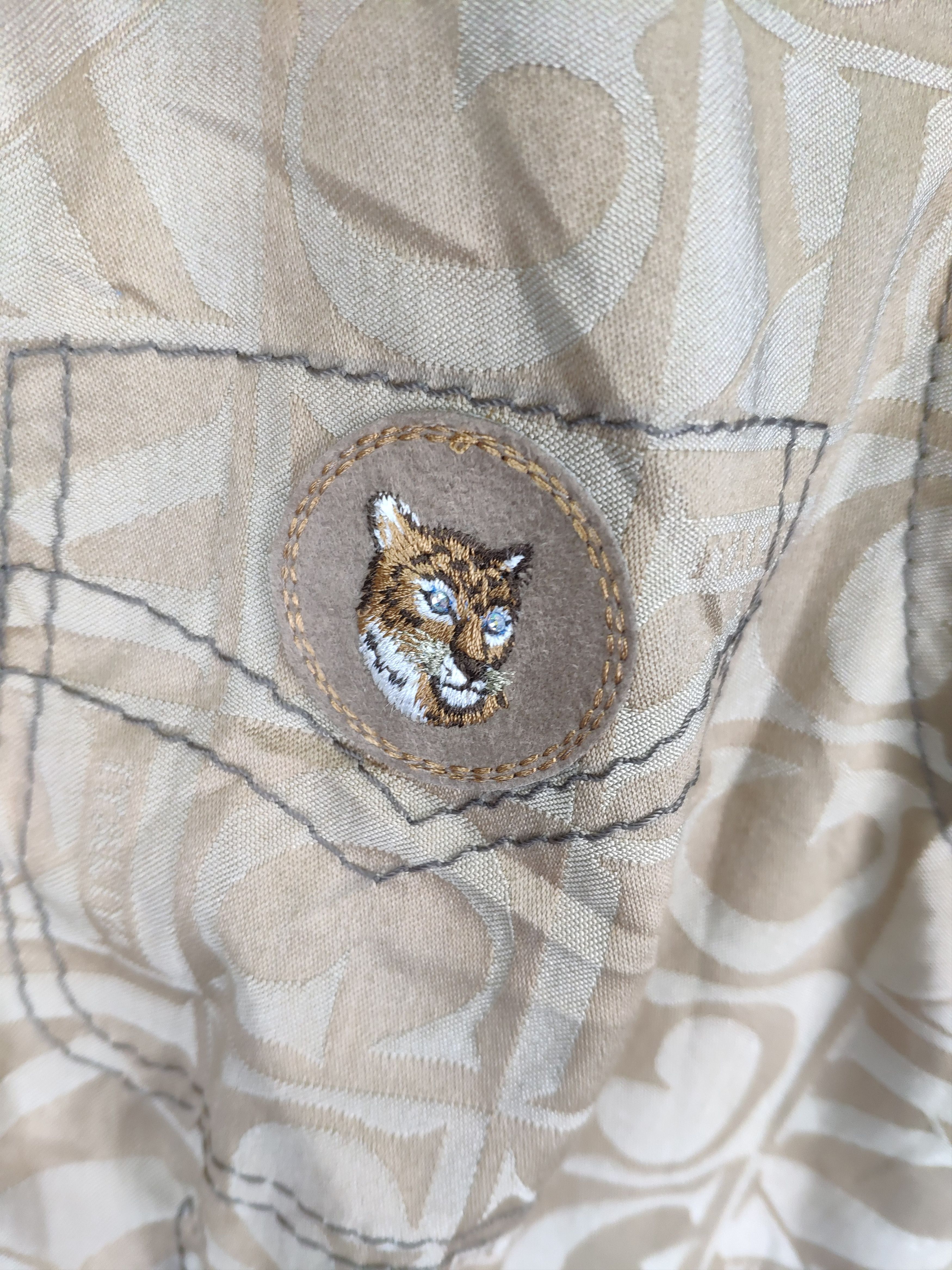 Japanese Brand × Vintage Vintage Vest Monogram Gucci Style Size S / US 4 / IT 40 - 9 Thumbnail
