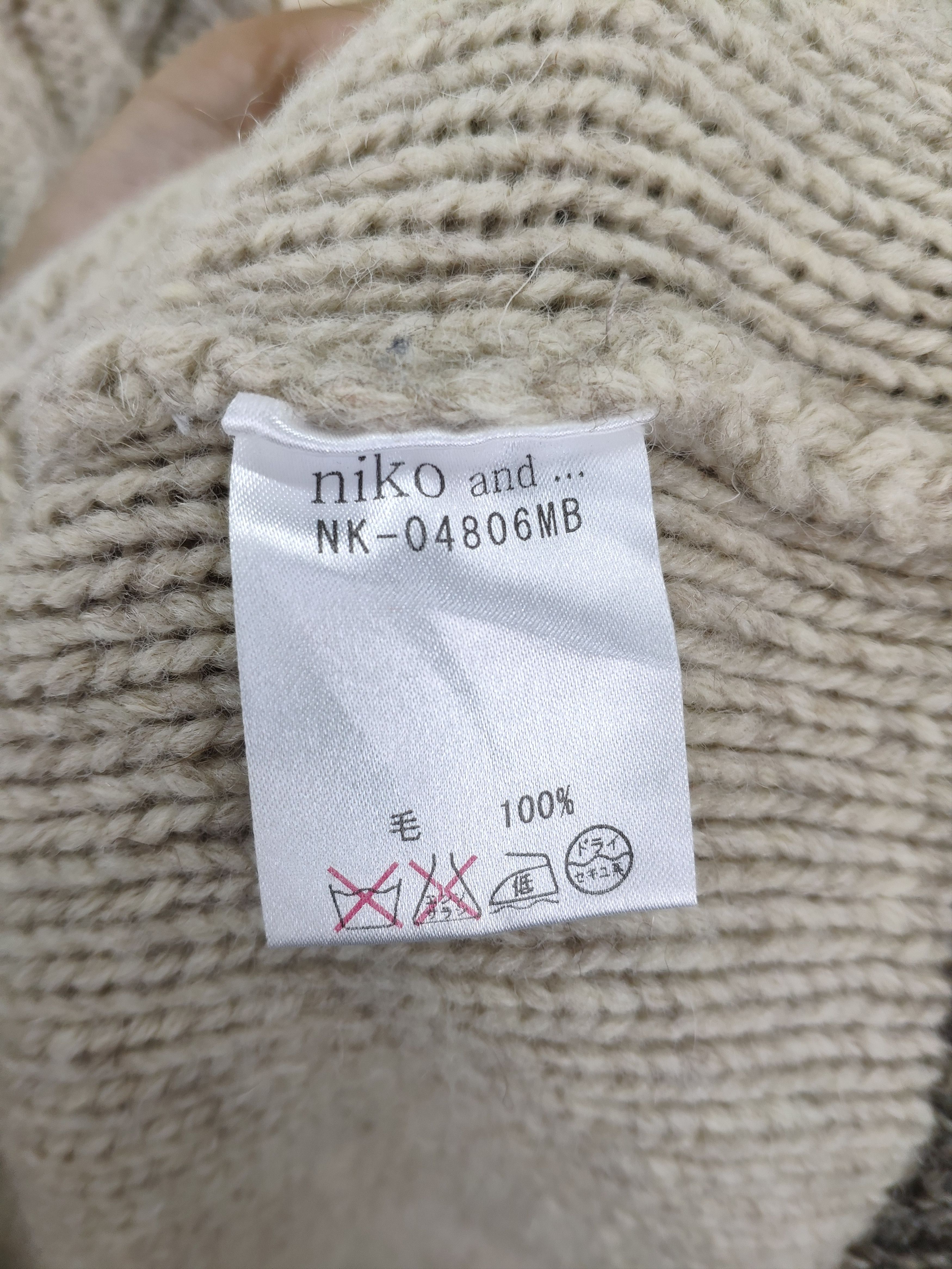 Aran Isles Knitwear × Japanese Brand Vintage Wool Knit Vest Sweater Shawl Collar Cardigan Size XS / US 0-2 / IT 36-38 - 4 Thumbnail