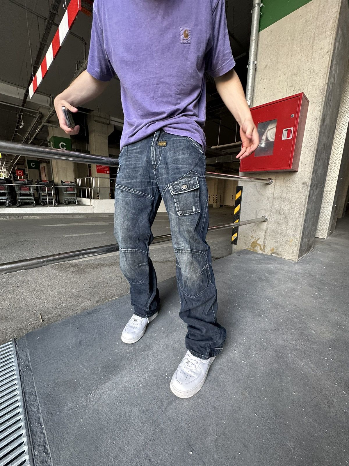G-Star Vintage G Star Raw Multi Pocket Jeans Size US 32 / EU 48 - 1 Thumbnail