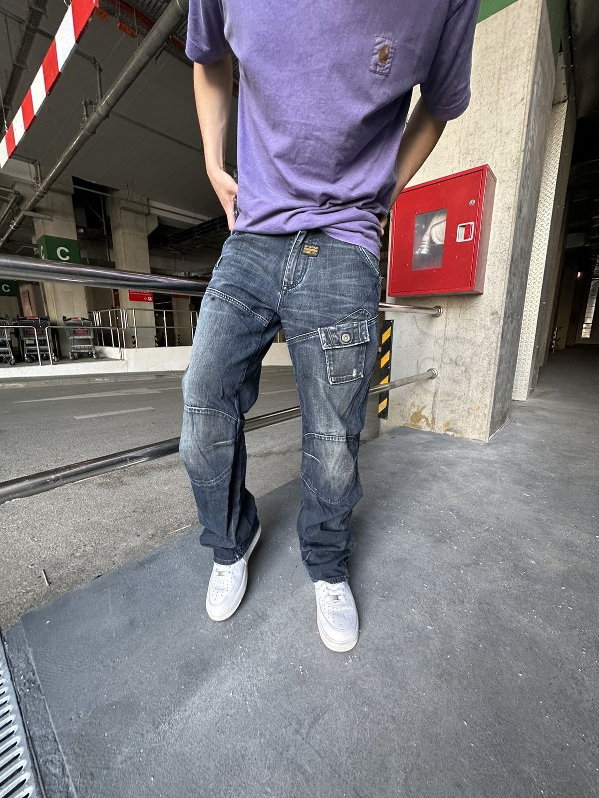 G-Star Vintage G Star Raw Multi Pocket Jeans Size US 32 / EU 48 - 2 Thumbnail