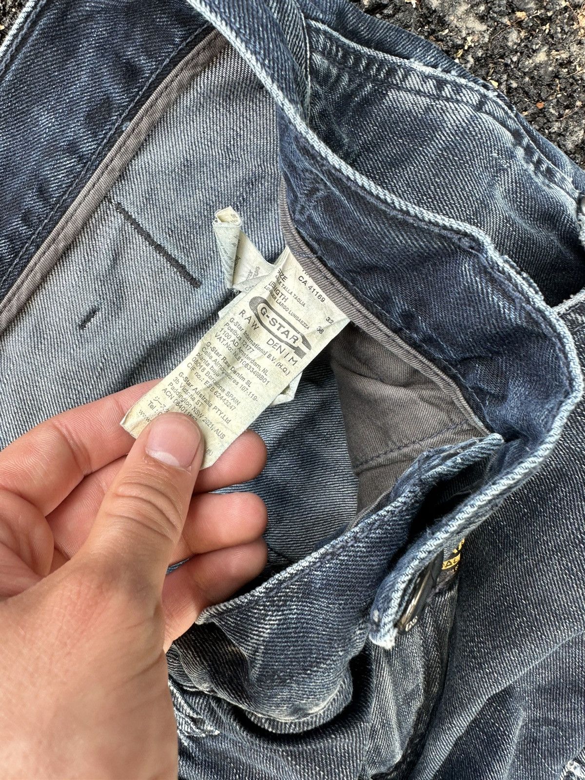 G-Star Vintage G Star Raw Multi Pocket Jeans Size US 32 / EU 48 - 12 Thumbnail