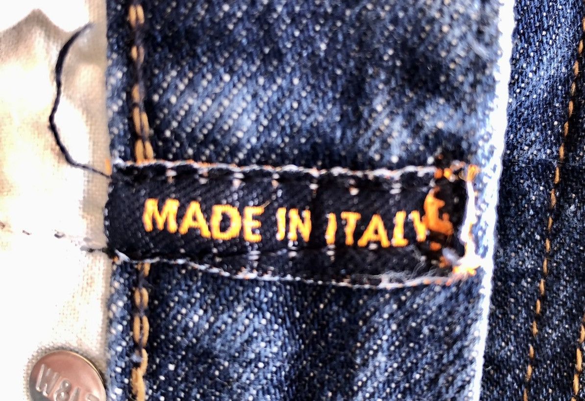 Designer × W&LT W & LT Kiss The Future Flash Back Pocket Denim Pants Size US 30 / EU 46 - 12 Thumbnail