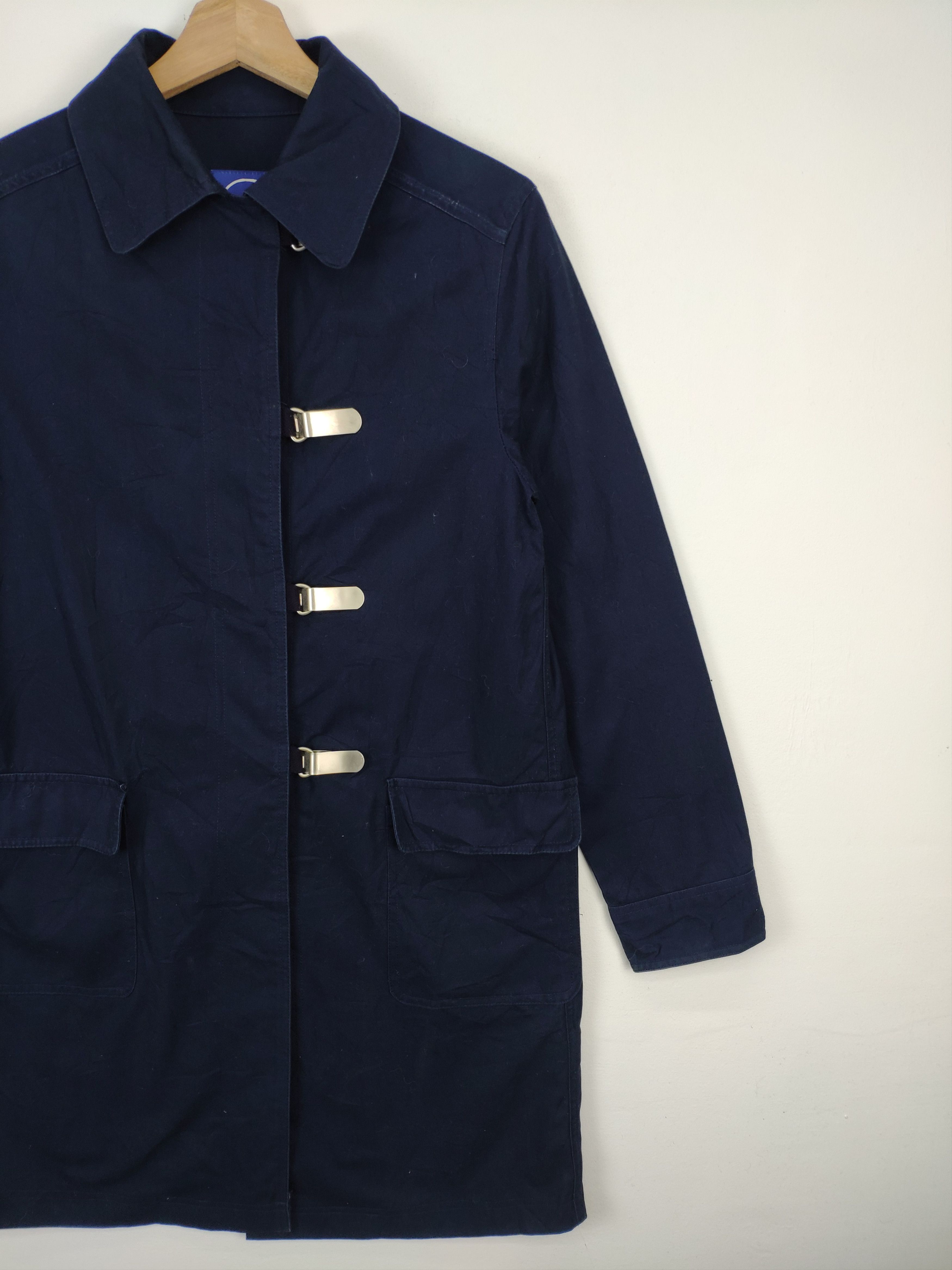 Designer × Japanese Brand × Junko Shimada Junko Shimada Long Coat Jacket Steel Clip Button Size M / US 6-8 / IT 42-44 - 6 Thumbnail