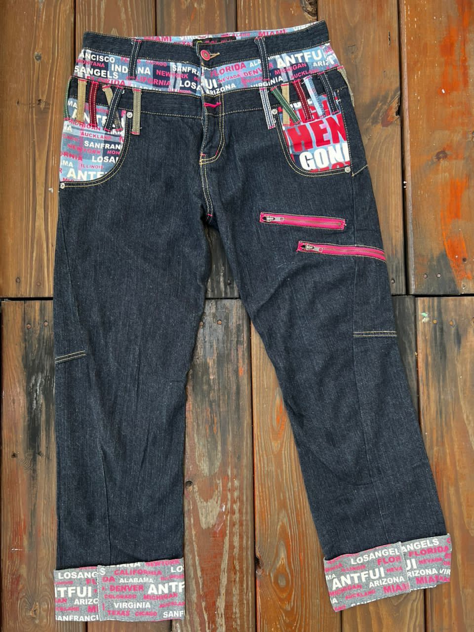 Japanese Brand Antful Double Waist Denim Jeans