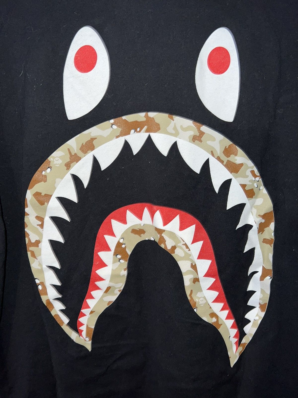 Bape × Stussy Bape x Stussy Camo Shark Tee Size US M / EU 48-50 / 2 - 3 Thumbnail
