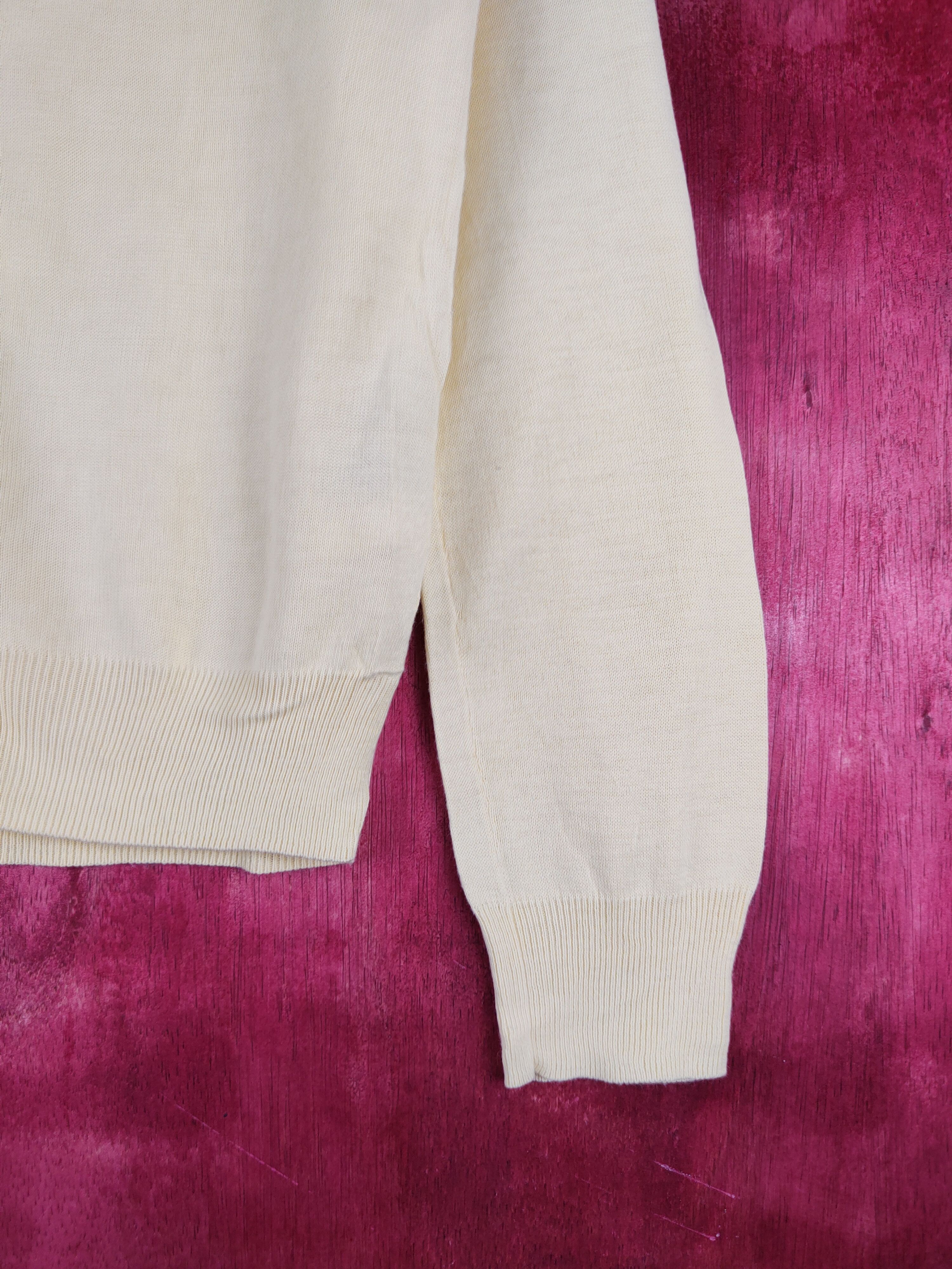 Japanese Brand × Uniqlo Uniqlo Yellow Cardigan knitwear plain thin #S946 Size M / US 6-8 / IT 42-44 - 6 Thumbnail