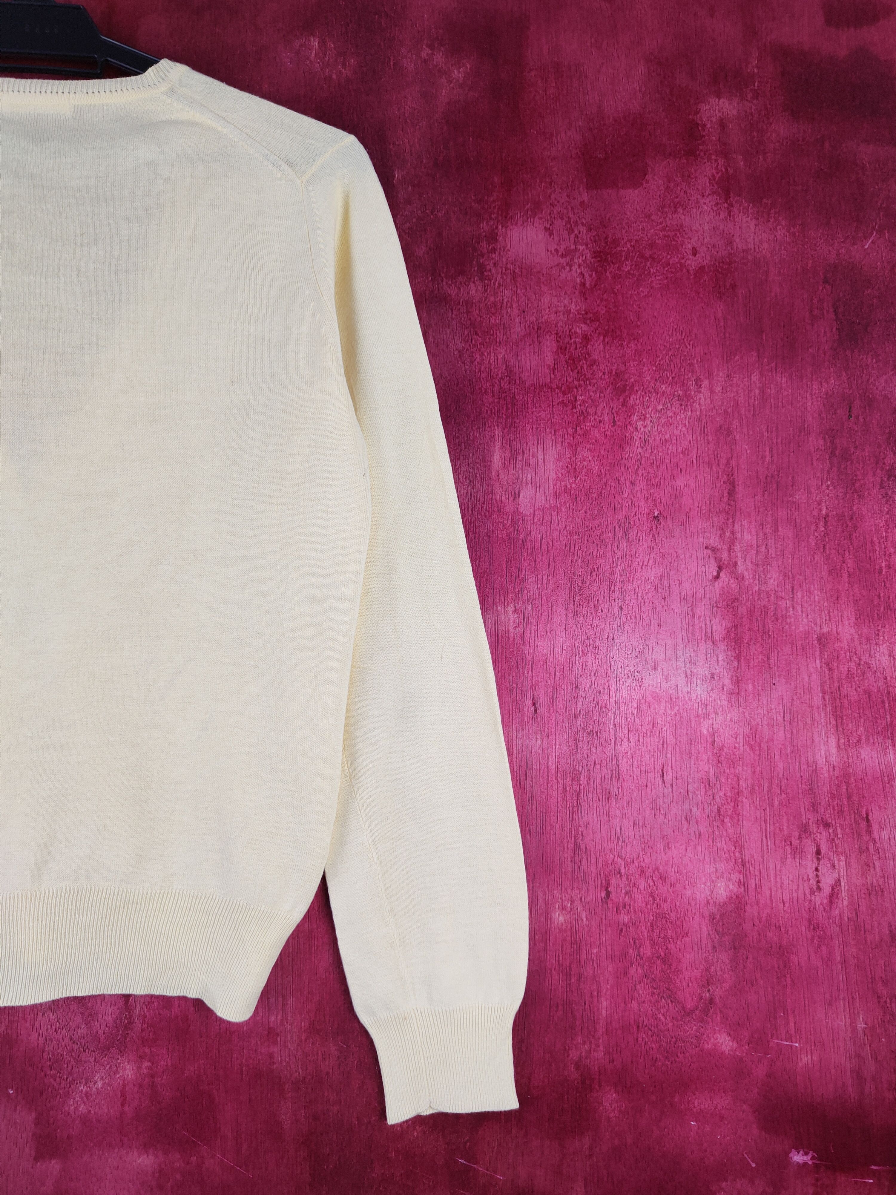 Japanese Brand × Uniqlo Uniqlo Yellow Cardigan knitwear plain thin #S946 Size M / US 6-8 / IT 42-44 - 9 Thumbnail