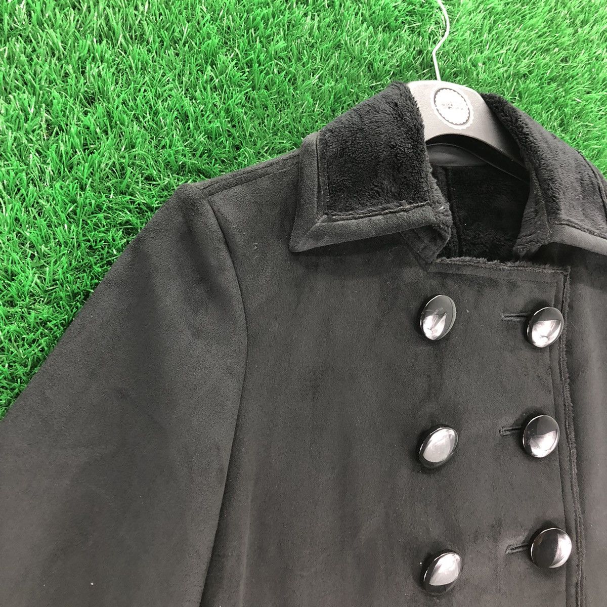 Japanese Brand Buona Giornata Women Peacoat Cropped Double Breasted Jacket Size S / US 4 / IT 40 - 2 Thumbnail