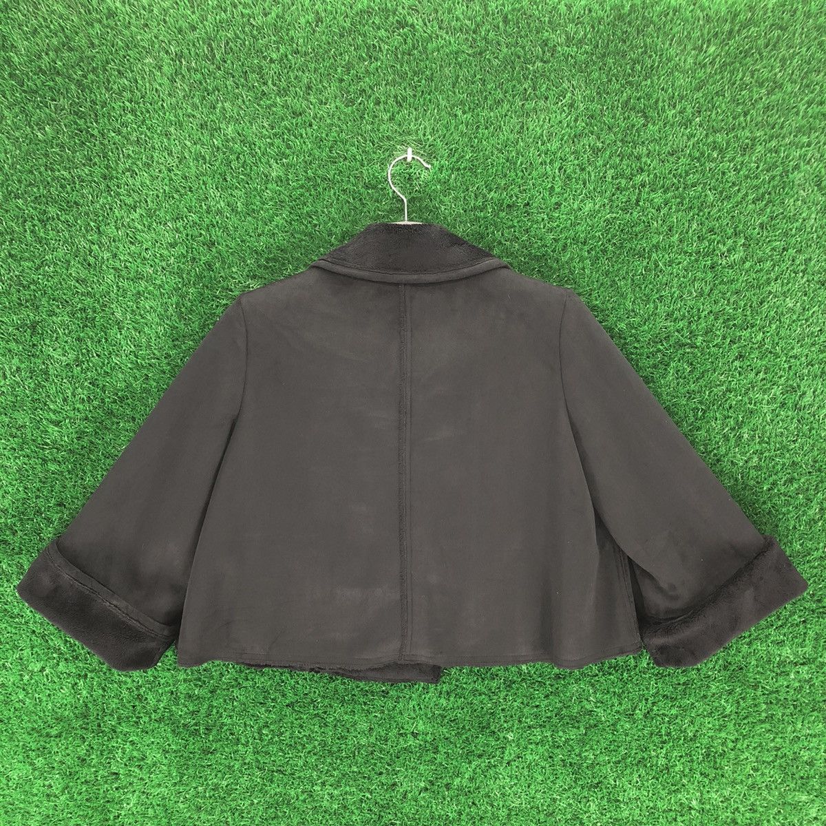 Japanese Brand Buona Giornata Women Peacoat Cropped Double Breasted Jacket Size S / US 4 / IT 40 - 4 Thumbnail