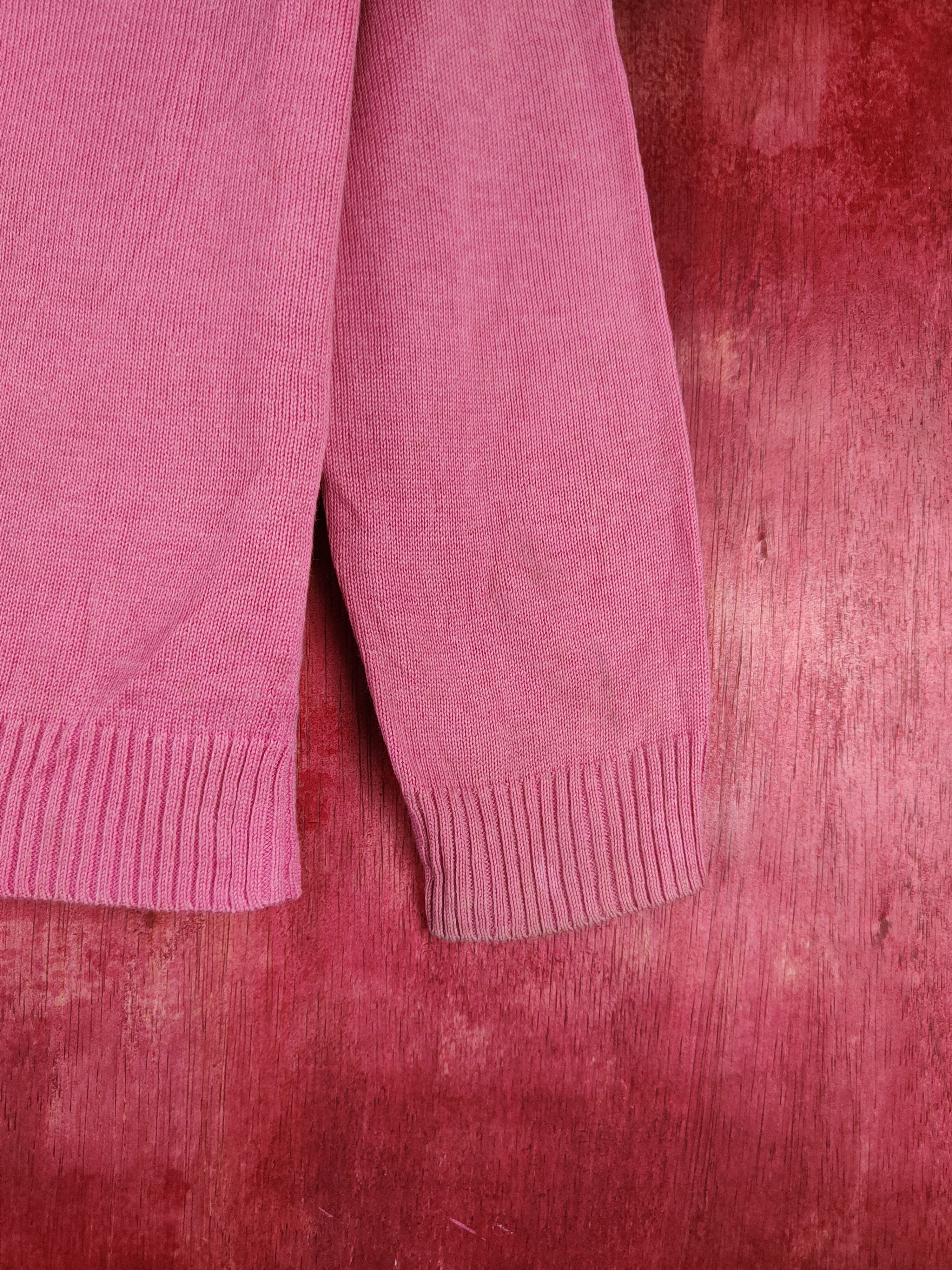 Japanese Brand × Vintage Gita Pink Cardigan thrashed vintage knitwear #S944 Size S / US 4 / IT 40 - 8 Thumbnail
