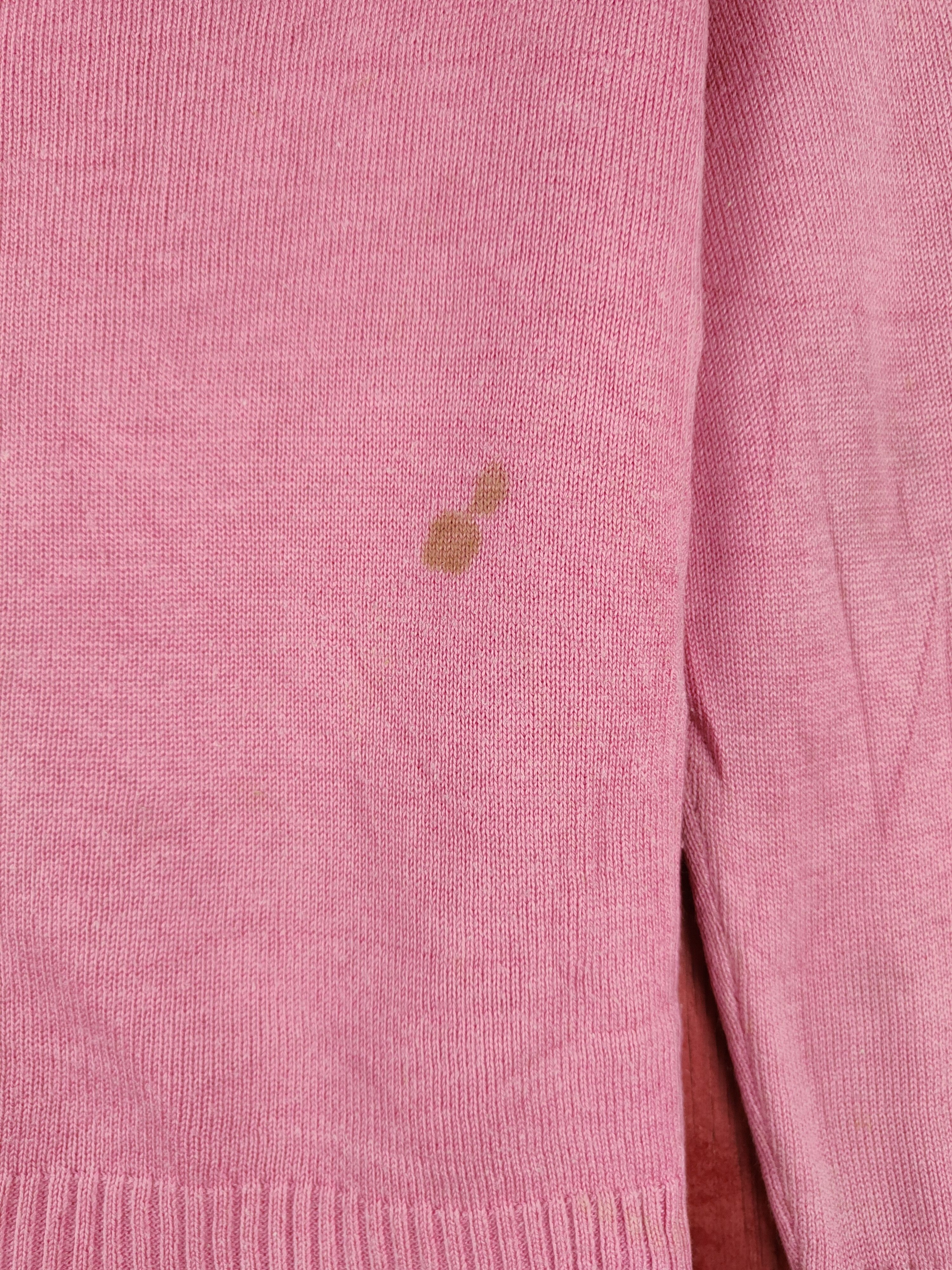 Japanese Brand × Vintage Gita Pink Cardigan thrashed vintage knitwear #S944 Size S / US 4 / IT 40 - 12 Thumbnail