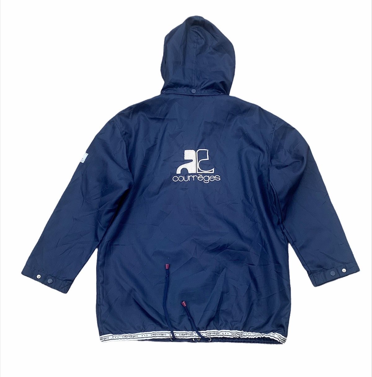 Andre Courreges COURREGES PARIS BIG EMBROIDERY LOGO NYLON JACKET Size US L / EU 52-54 / 3 - 1 Thumbnail