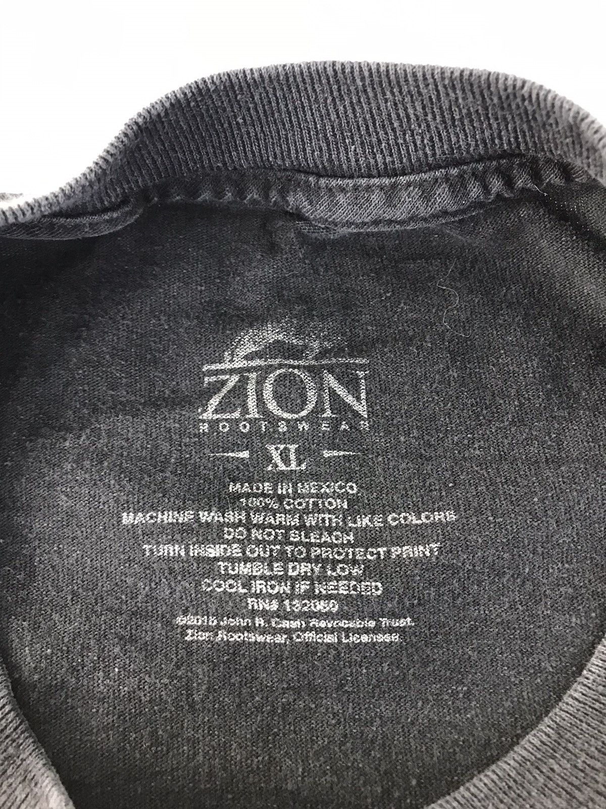 Vintage × Zion Rootswear Johny R Cash Nashville Tenneesse Tour Graphic Screen Tee Size US XL / EU 56 / 4 - 4 Thumbnail