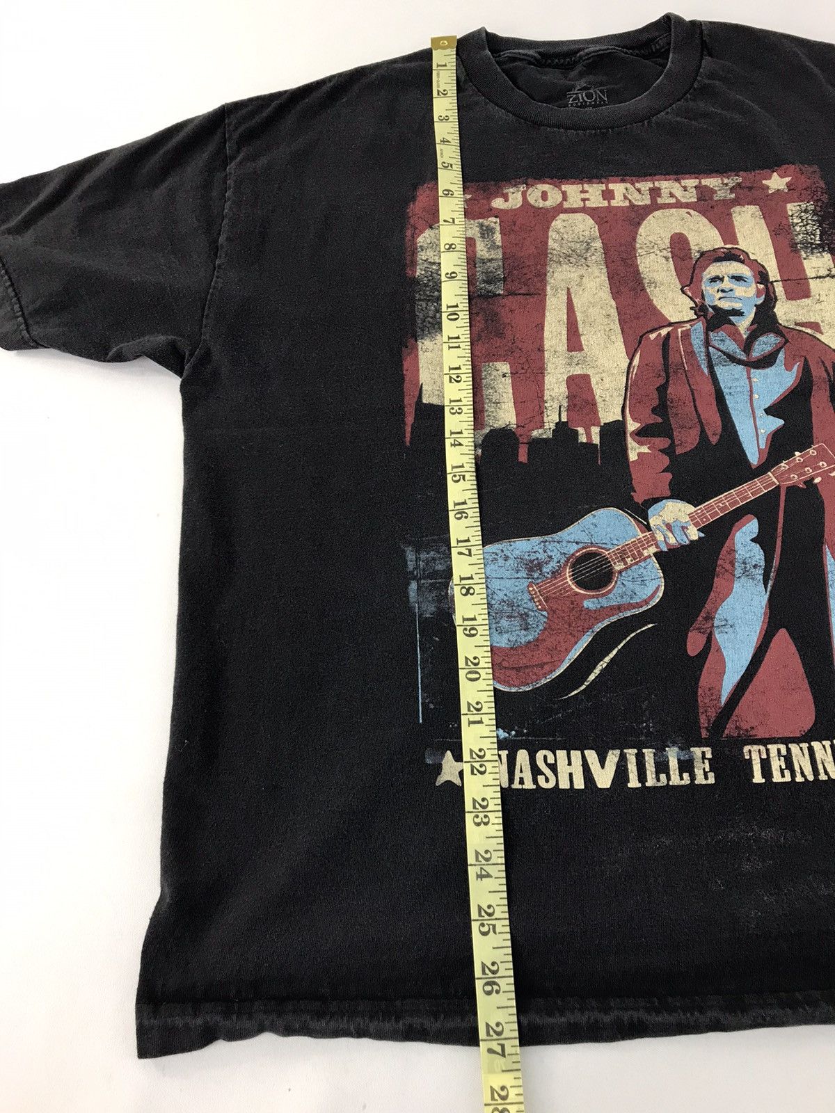 Vintage × Zion Rootswear Johny R Cash Nashville Tenneesse Tour Graphic Screen Tee Size US XL / EU 56 / 4 - 7 Thumbnail