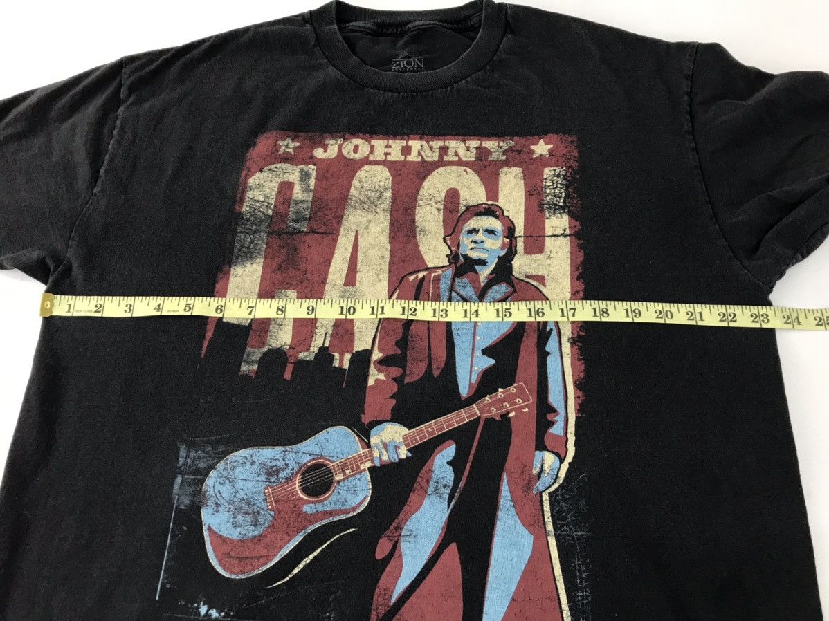 Vintage × Zion Rootswear Johny R Cash Nashville Tenneesse Tour Graphic Screen Tee Size US XL / EU 56 / 4 - 6 Thumbnail