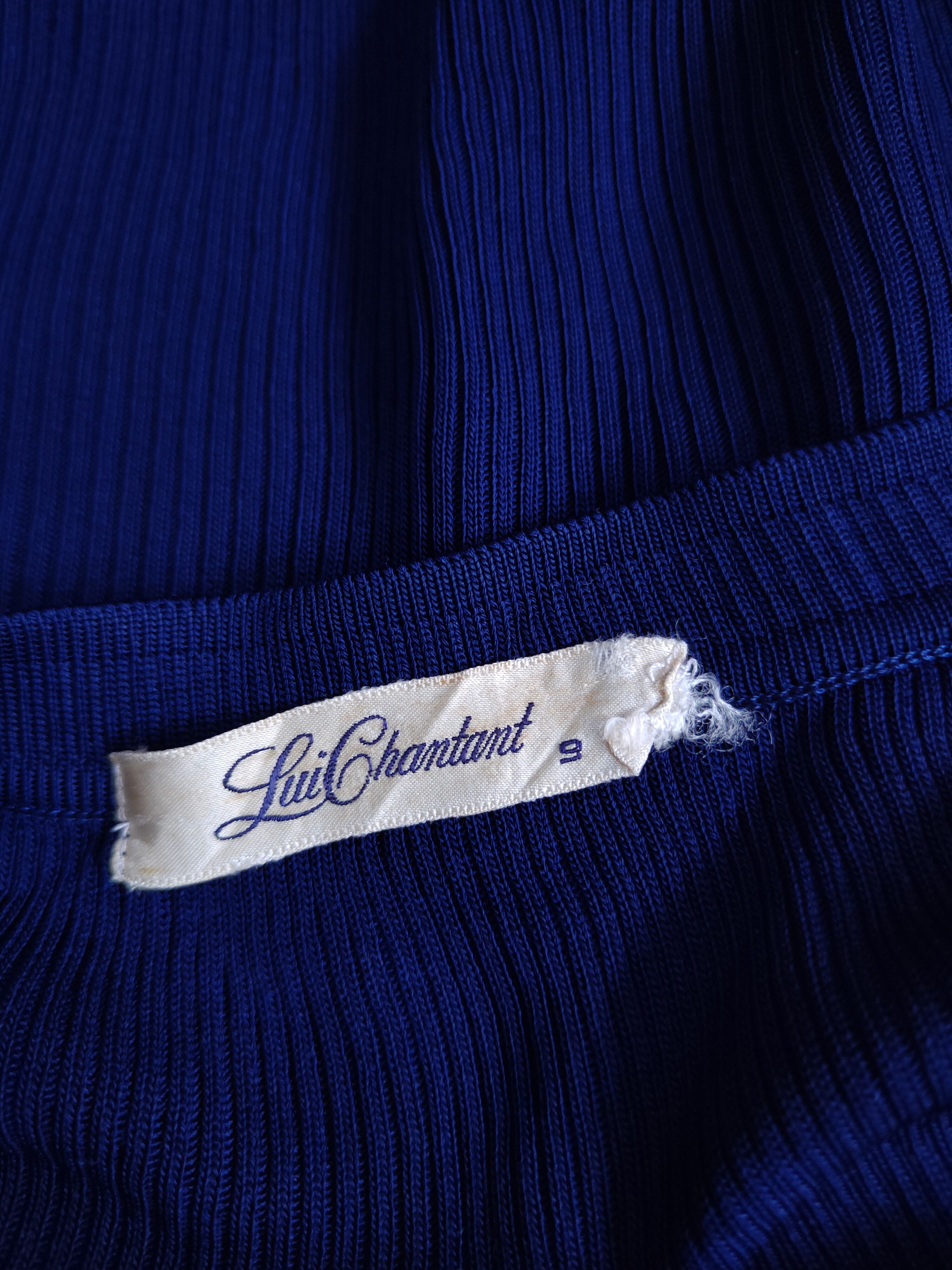 Homespun Knitwear × Japanese Brand Lui Chantant Navy Blue Cardigan knitwear japan #S937 Size M / US 6-8 / IT 42-44 - 14 Thumbnail