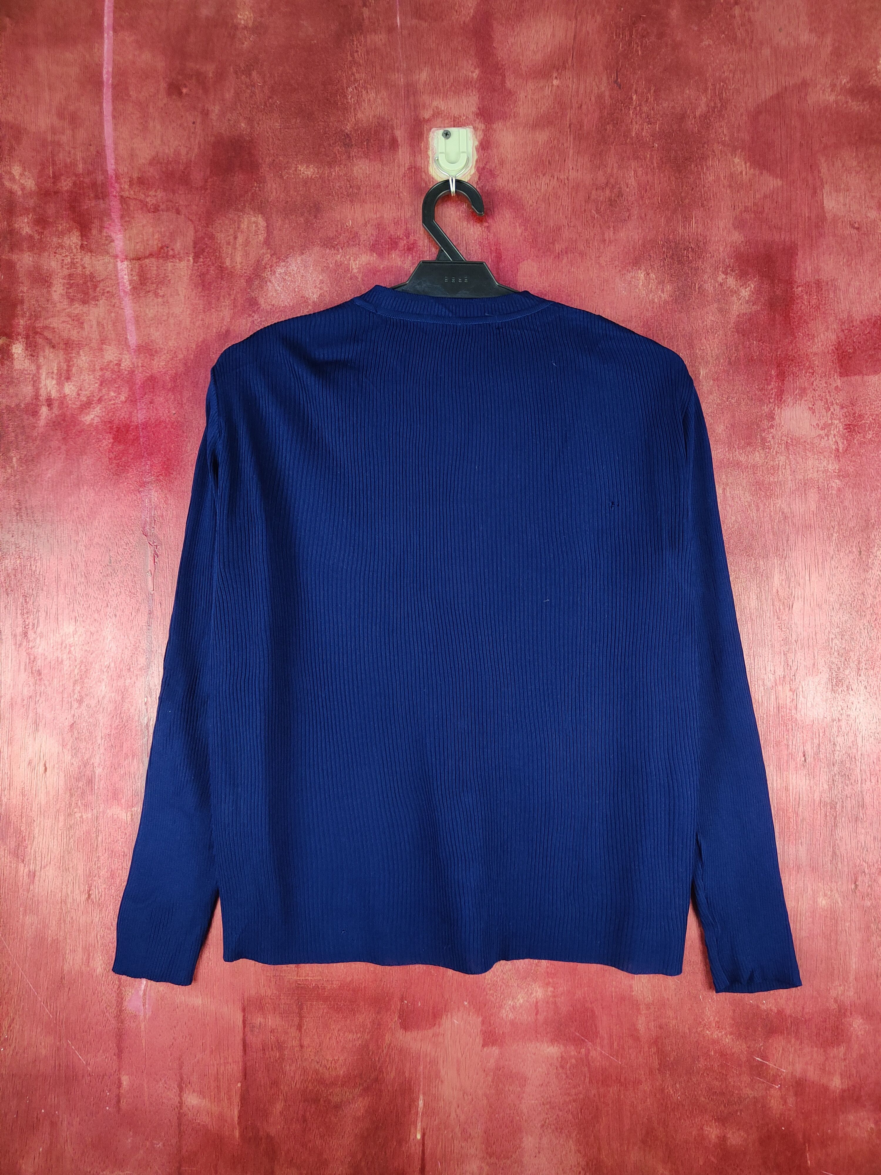 Homespun Knitwear × Japanese Brand Lui Chantant Navy Blue Cardigan knitwear japan #S937 Size M / US 6-8 / IT 42-44 - 10 Thumbnail