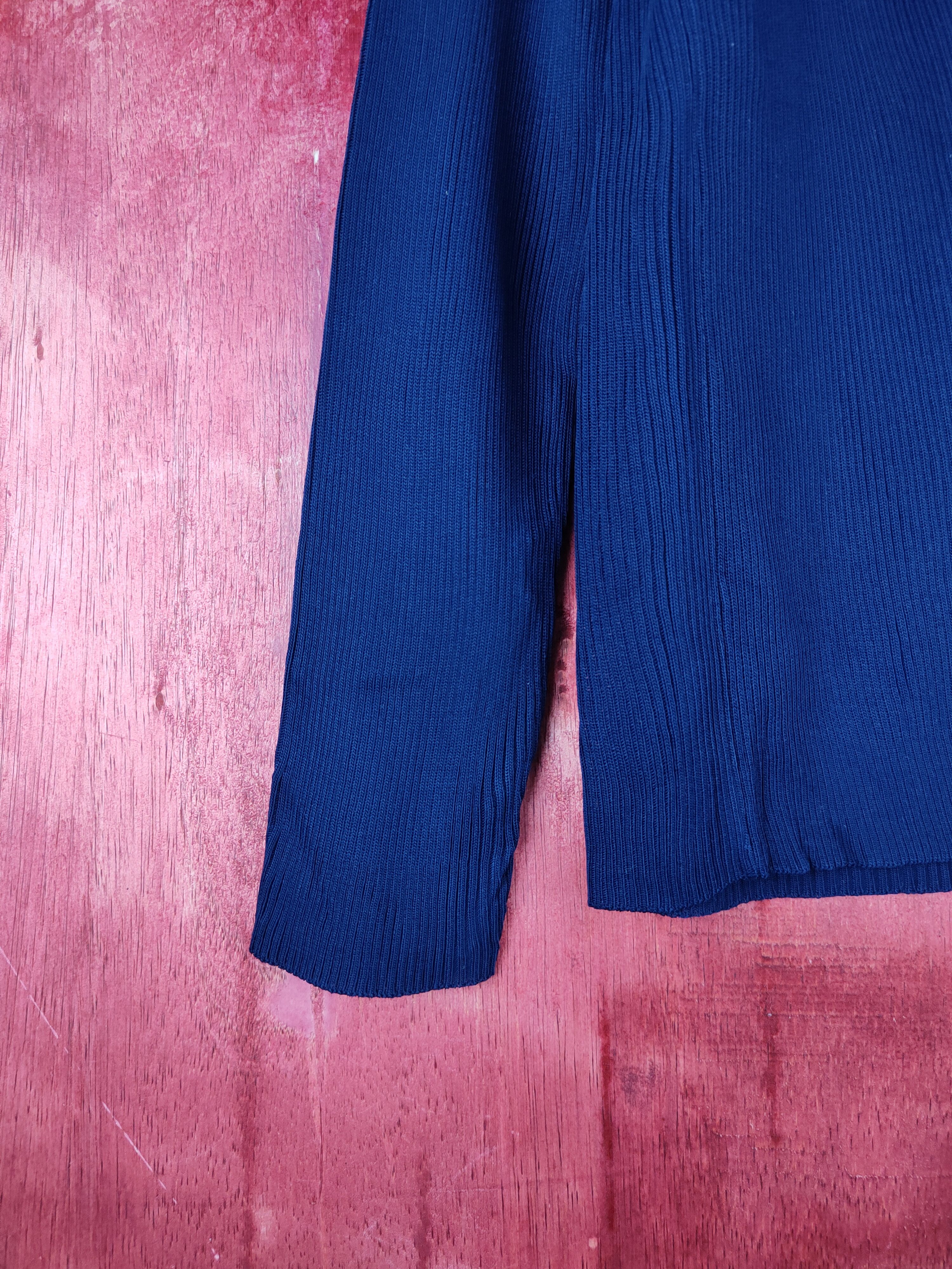Homespun Knitwear × Japanese Brand Lui Chantant Navy Blue Cardigan knitwear japan #S937 Size M / US 6-8 / IT 42-44 - 6 Thumbnail