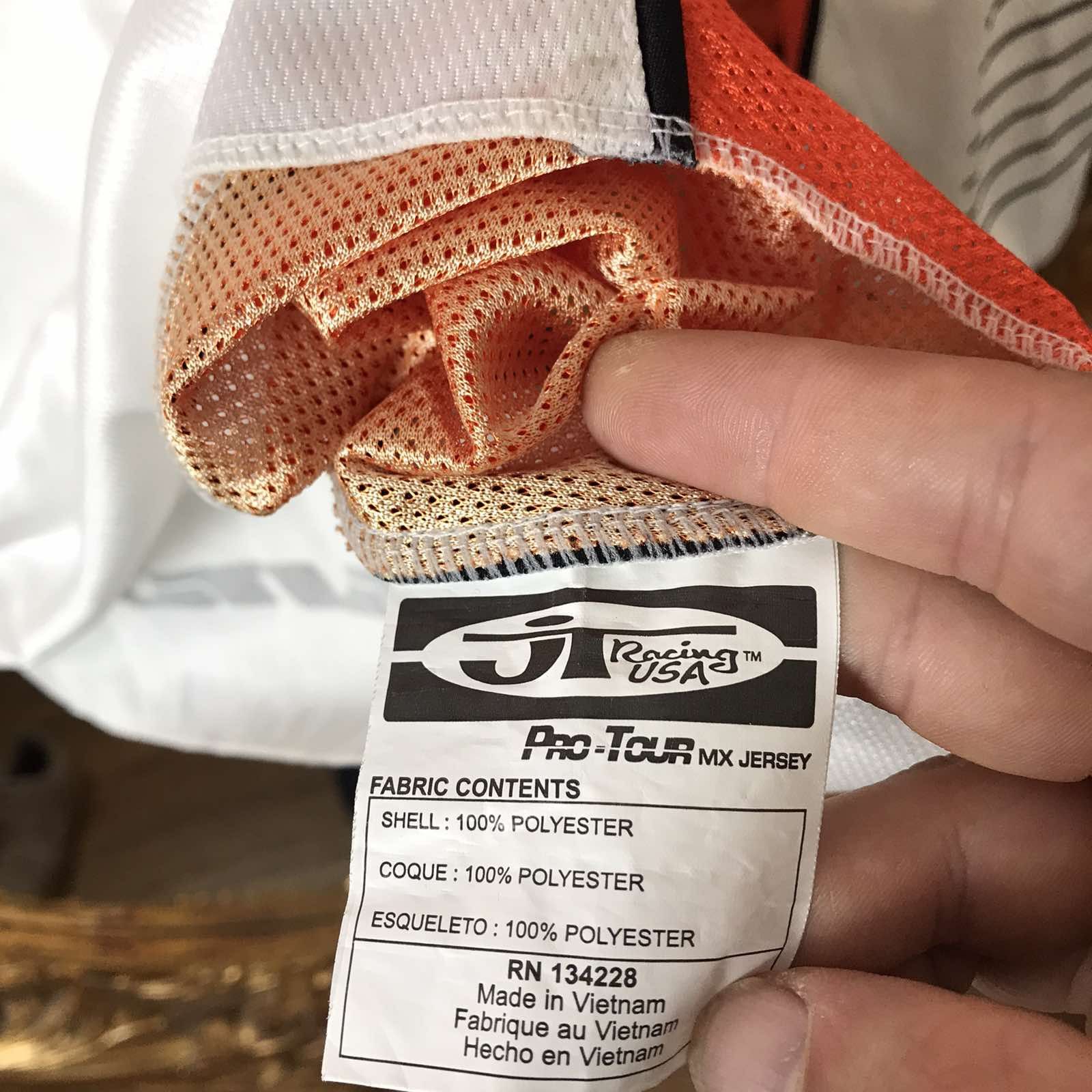 Gear for Sports 🔥Rare Item JT Racing Jersey Chemise Big Logo Orange Color Size US M / EU 48-50 / 2 - 5 Thumbnail