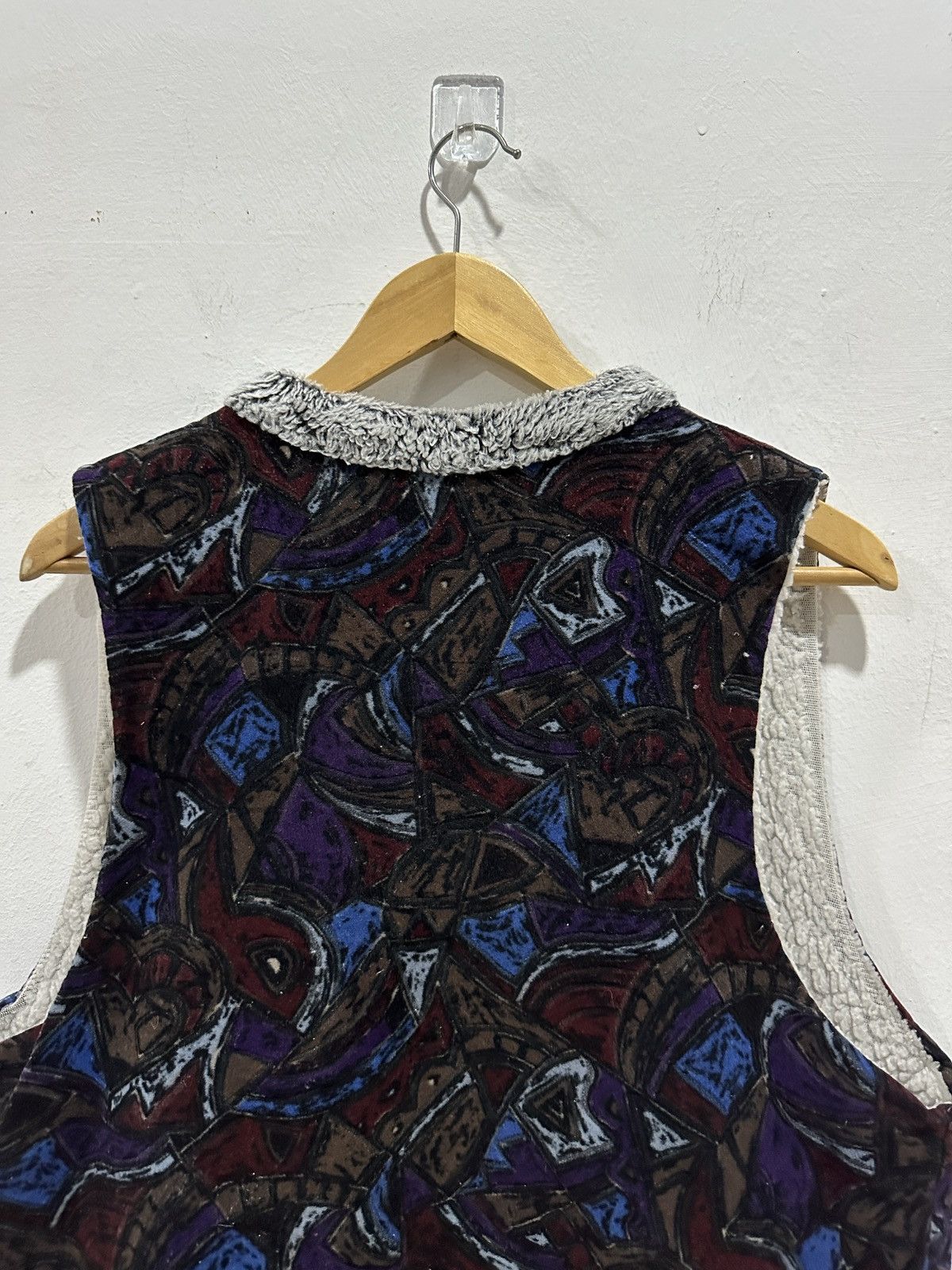 Japanese Brand Kamekozuchi paisley style sheep wool vest Size US M / EU 48-50 / 2 - 12 Thumbnail
