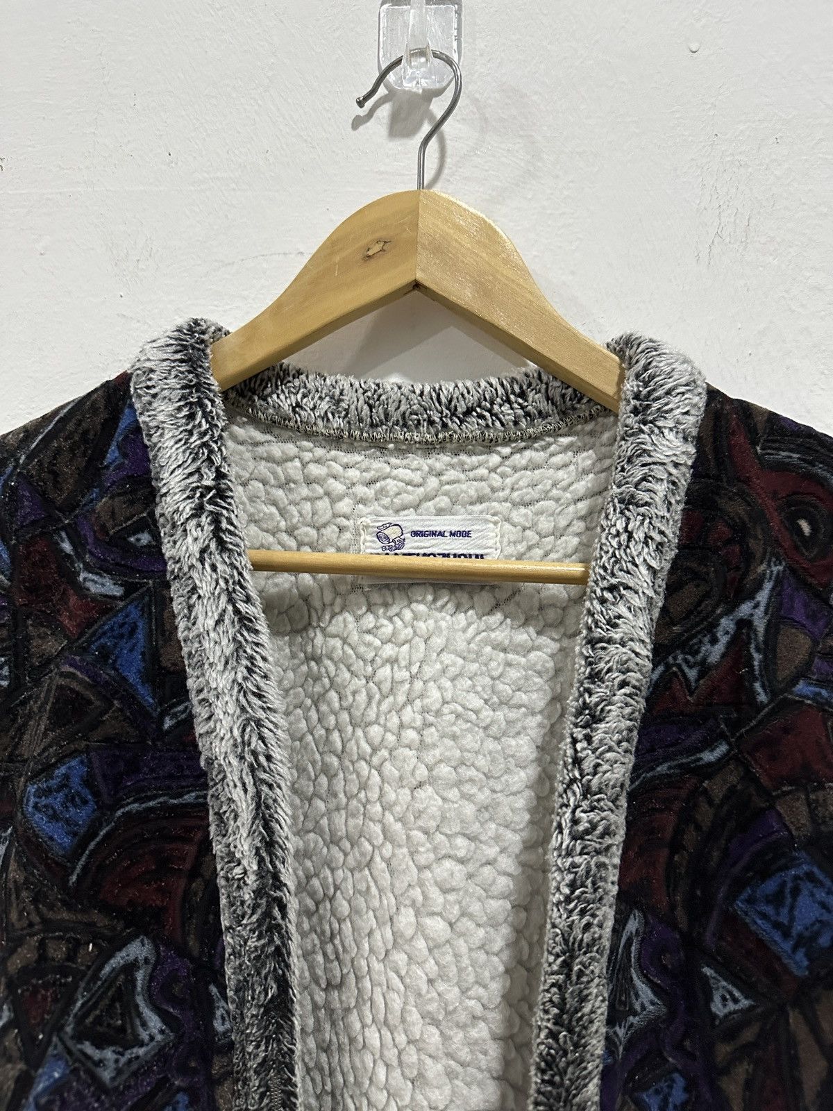 Japanese Brand Kamekozuchi paisley style sheep wool vest Size US M / EU 48-50 / 2 - 3 Thumbnail