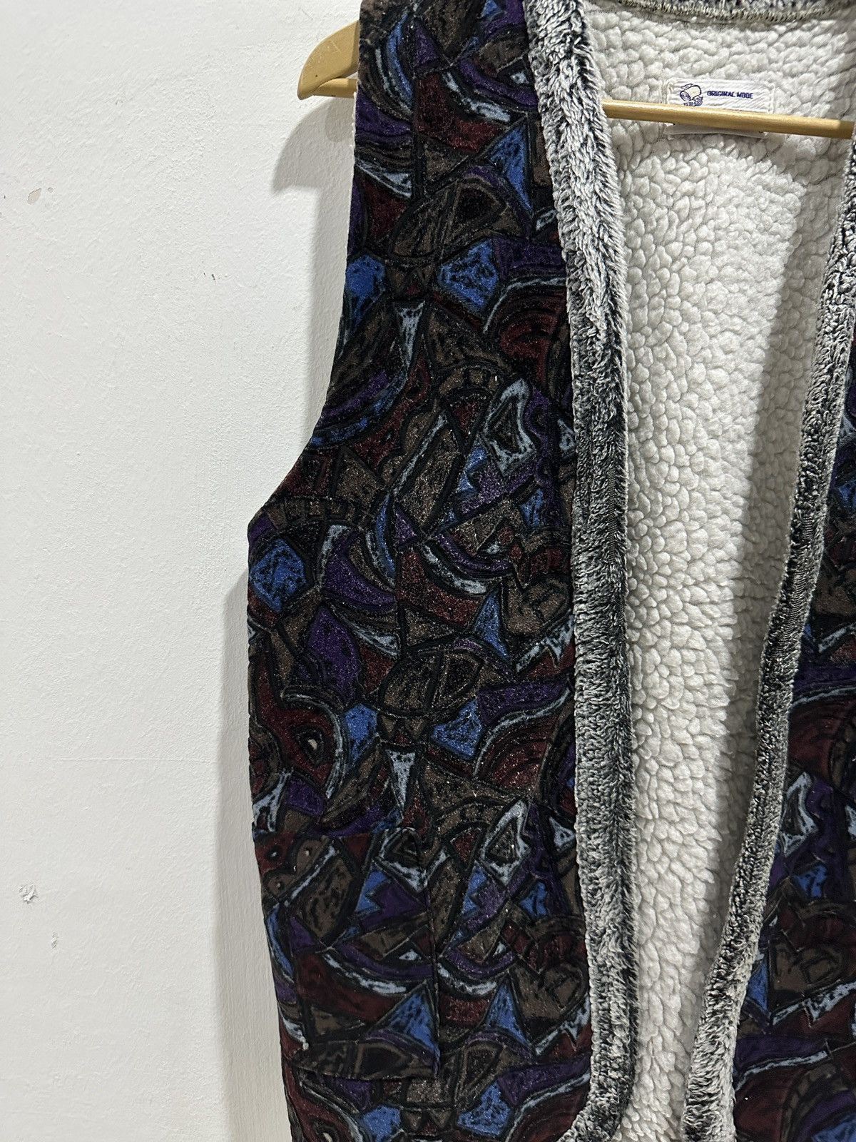 Japanese Brand Kamekozuchi paisley style sheep wool vest Size US M / EU 48-50 / 2 - 4 Thumbnail