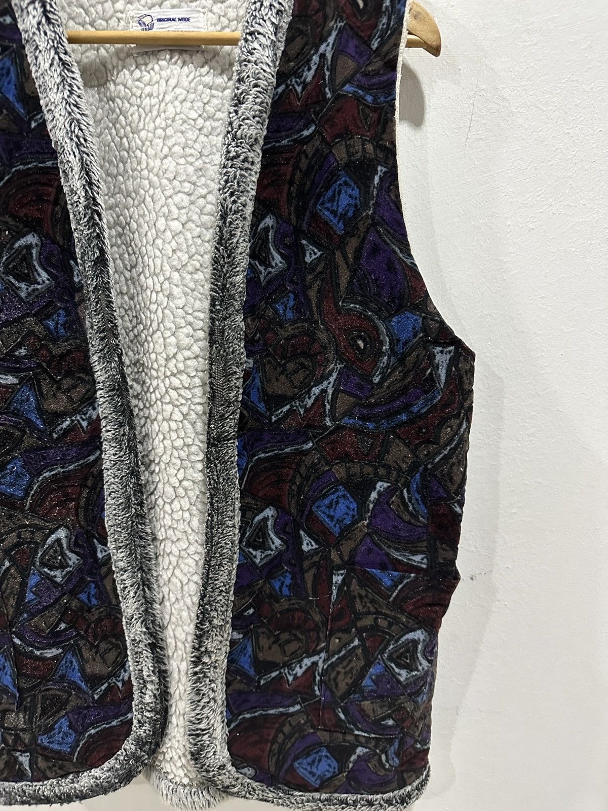 Japanese Brand Kamekozuchi paisley style sheep wool vest Size US M / EU 48-50 / 2 - 5 Thumbnail