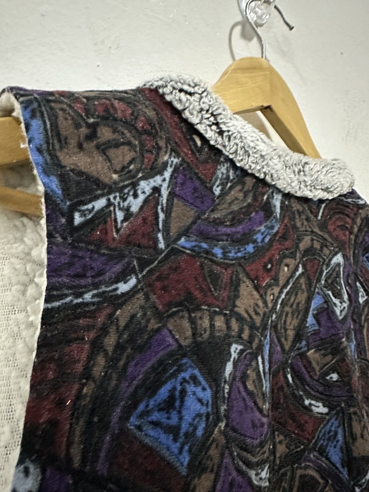 Japanese Brand Kamekozuchi paisley style sheep wool vest Size US M / EU 48-50 / 2 - 14 Thumbnail