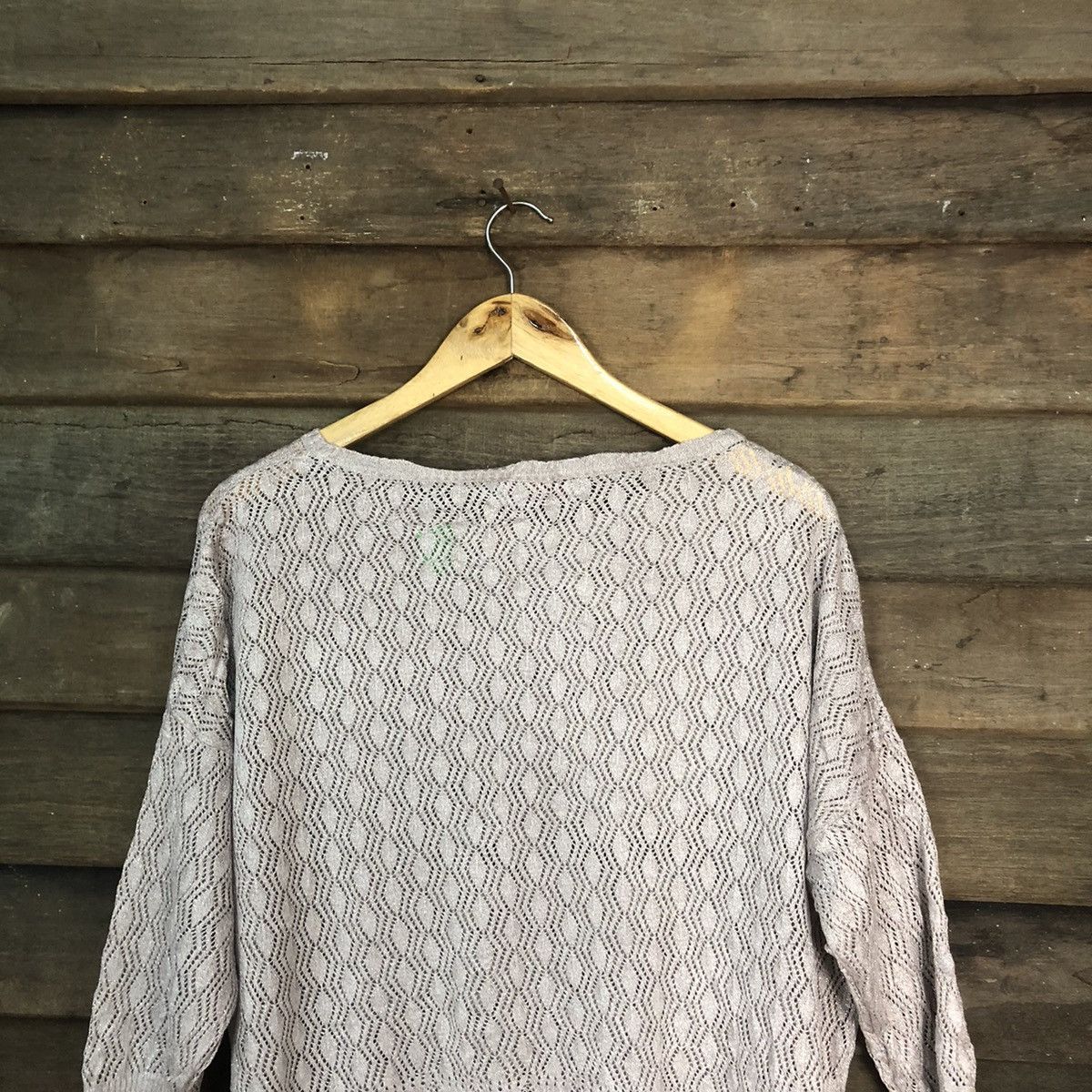 Dunnes Dunnes Store Mesh Net Crochet Purple Knitwear #7188 Size L / US 10 / IT 46 - 13 Thumbnail
