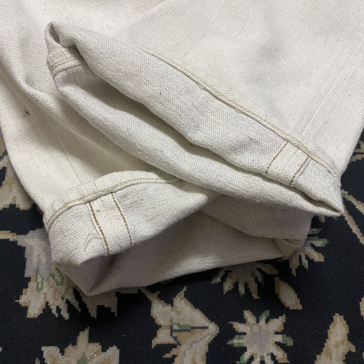 Nigel Cabourn Nigel Cabourn Buckle Back Cream Denim Selvedge Jeans Size US 30 / EU 46 - 16 Thumbnail