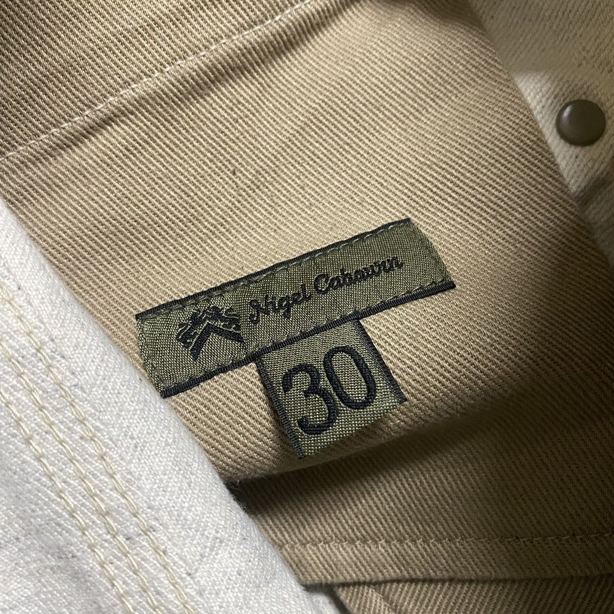 Nigel Cabourn Nigel Cabourn Buckle Back Cream Denim Selvedge Jeans Size US 30 / EU 46 - 18 Thumbnail