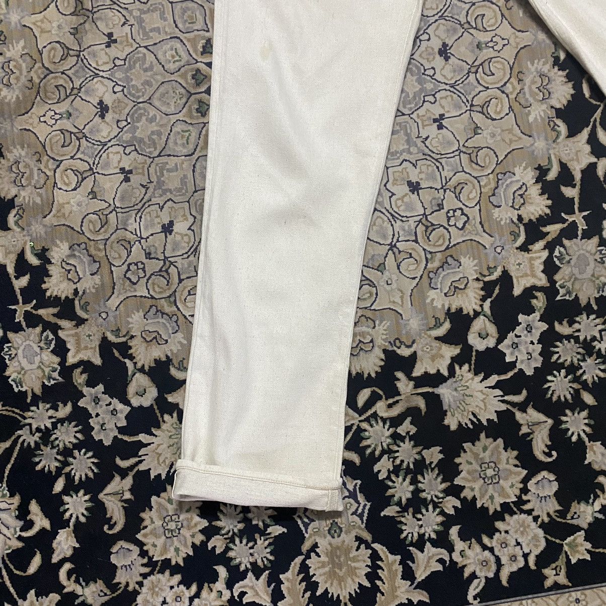 Nigel Cabourn Nigel Cabourn Buckle Back Cream Denim Selvedge Jeans Size US 30 / EU 46 - 7 Thumbnail