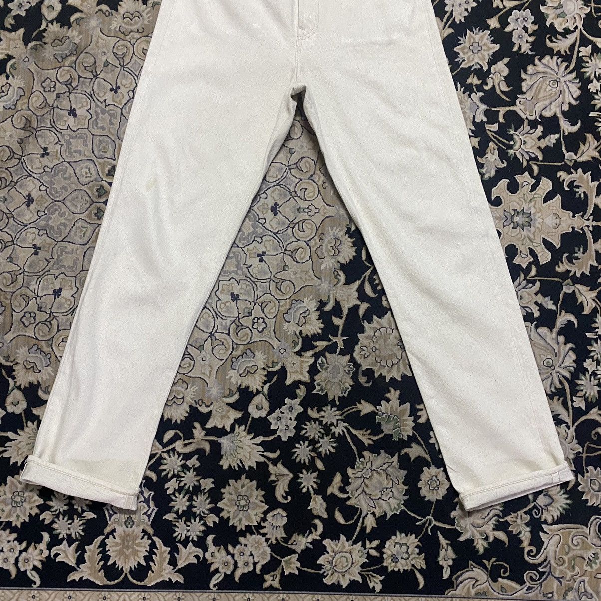 Nigel Cabourn Nigel Cabourn Buckle Back Cream Denim Selvedge Jeans Size US 30 / EU 46 - 6 Thumbnail
