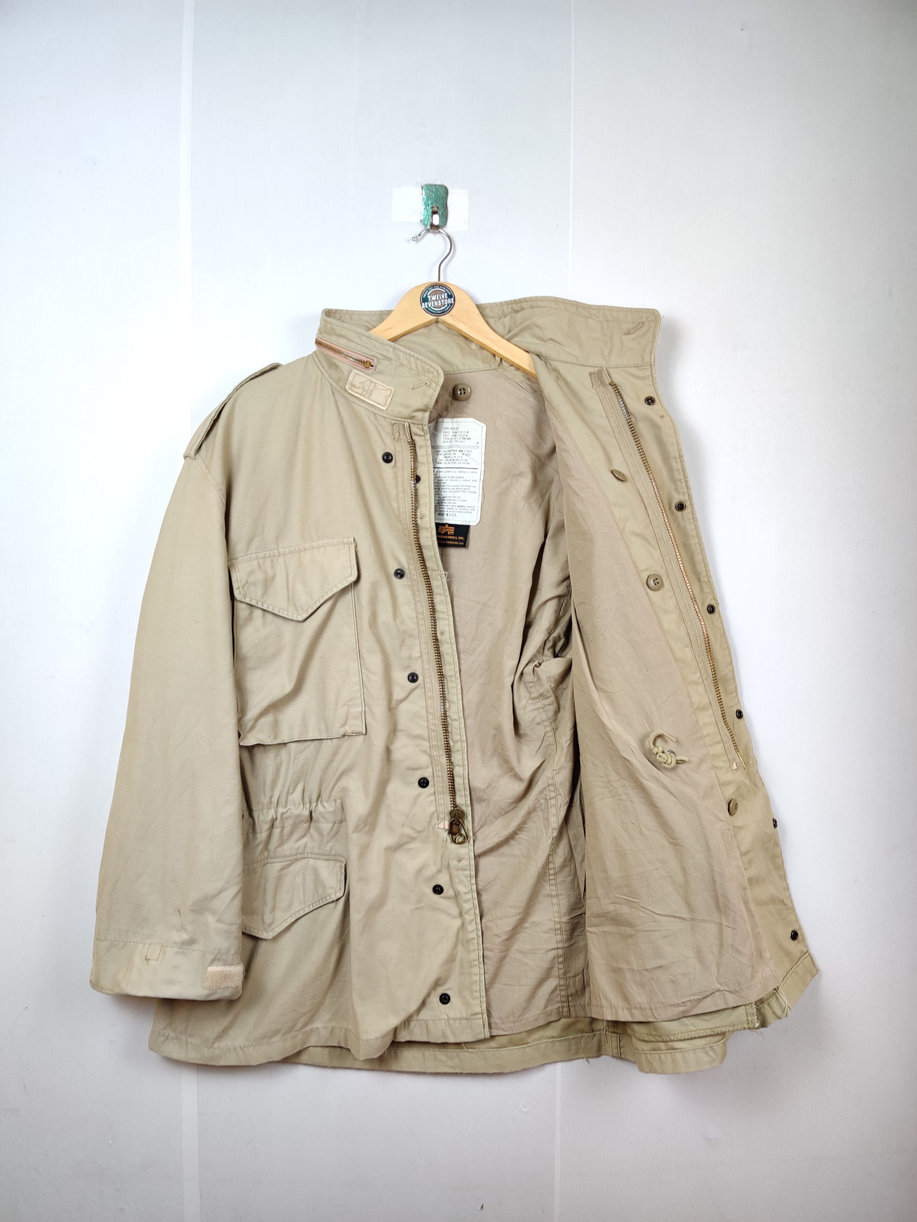 Alpha Industries Vintage Alpha Industries M-65 Oversized Jacket Size US L / EU 52-54 / 3 - 11 Thumbnail