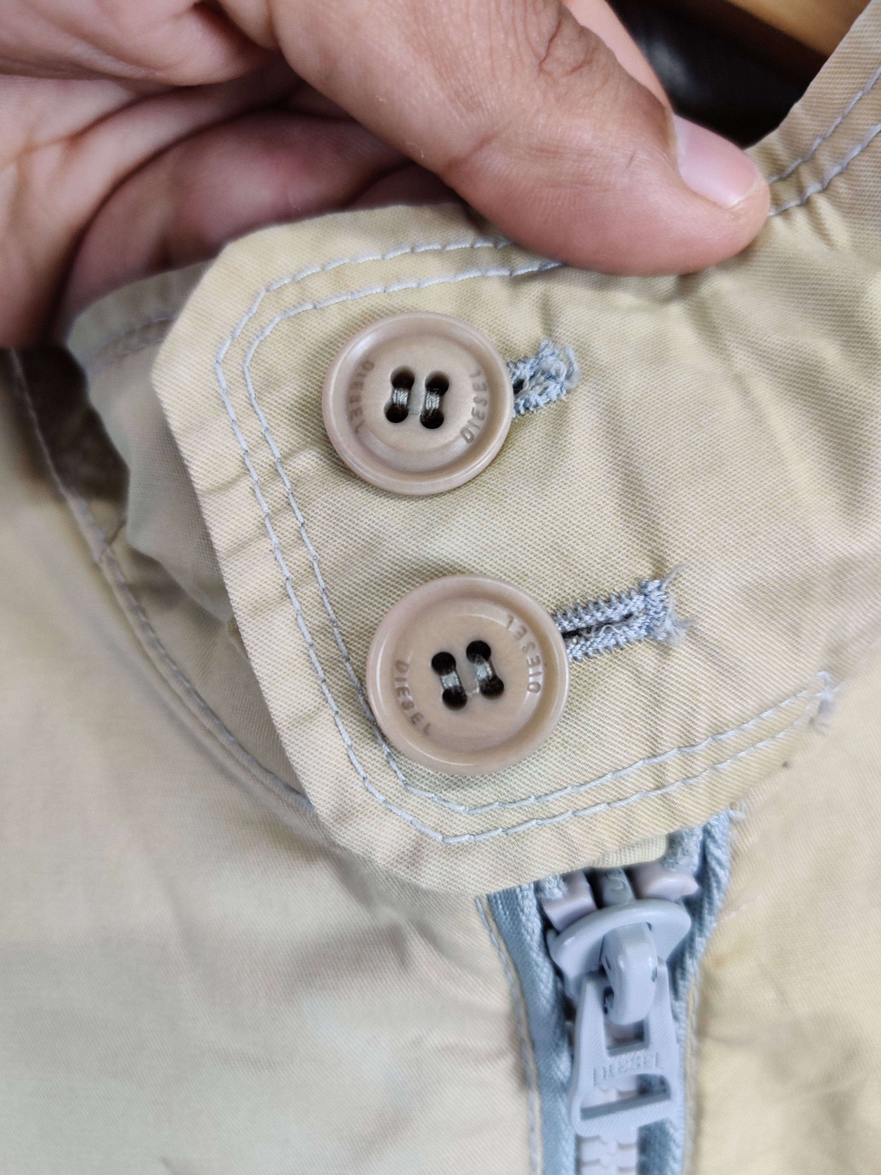 Diesel Vintage Diesel Military Beige Bomber Jacket Size US M / EU 48-50 / 2 - 8 Thumbnail