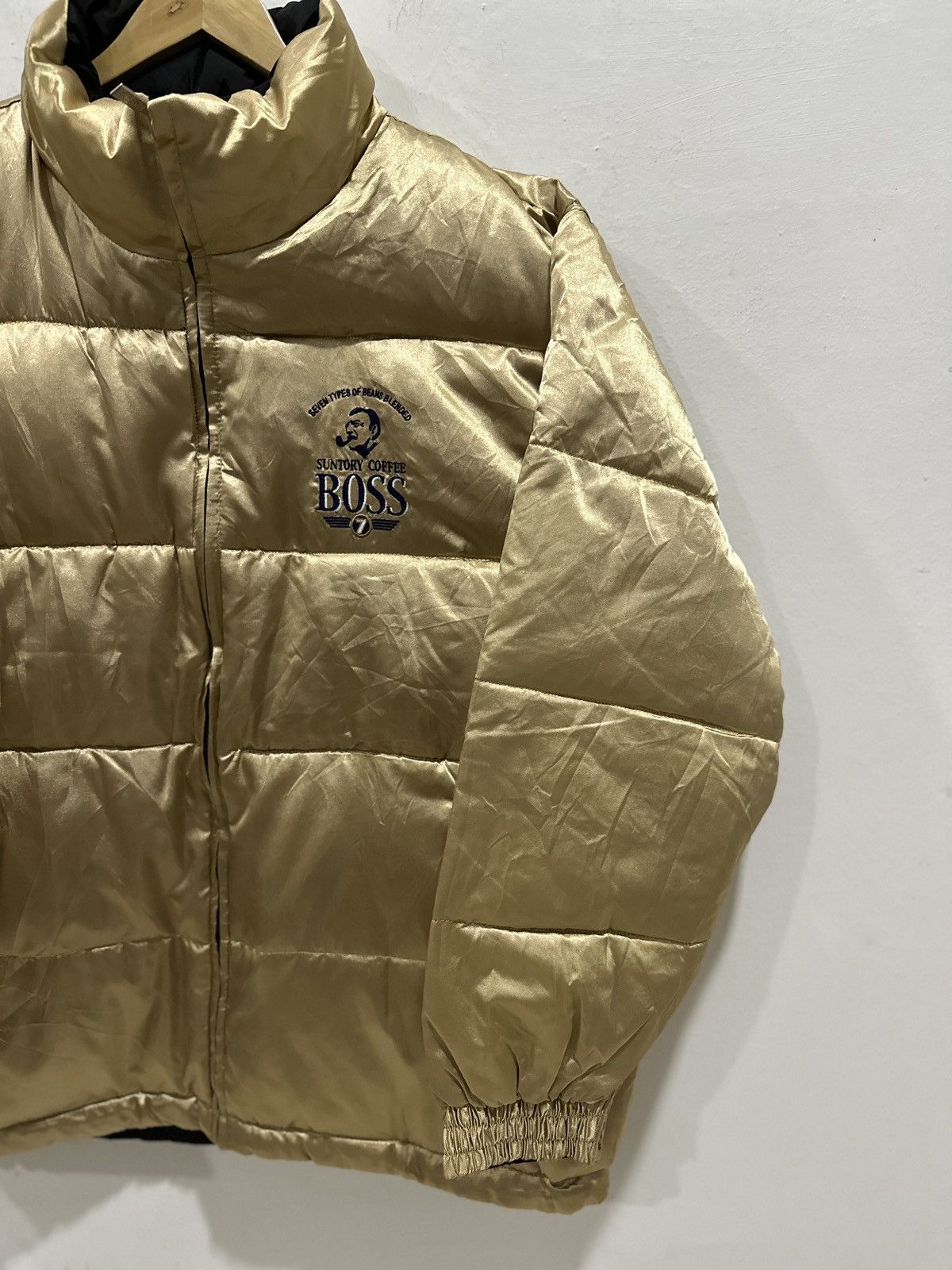 Vintage Suntory Coffee Boss puffer down jacket Size US L / EU 52-54 / 3 - 5 Thumbnail