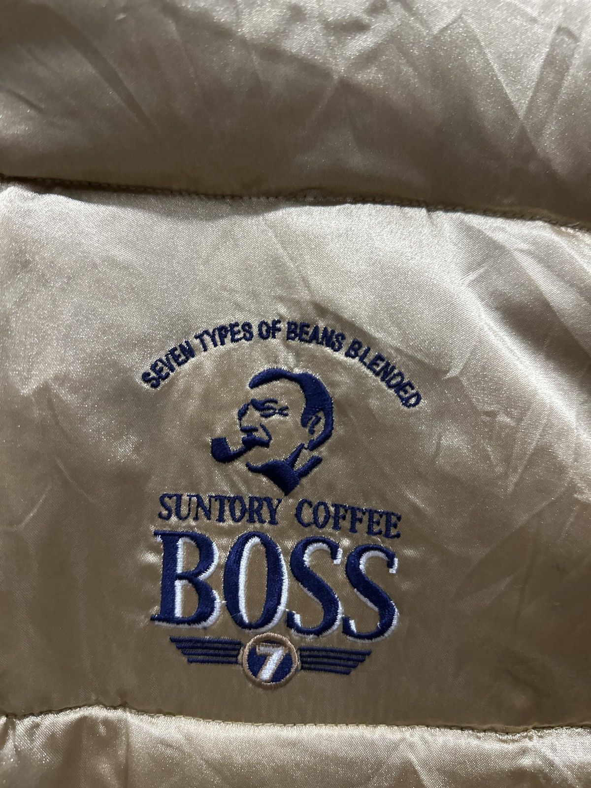Vintage Suntory Coffee Boss puffer down jacket Size US L / EU 52-54 / 3 - 4 Thumbnail
