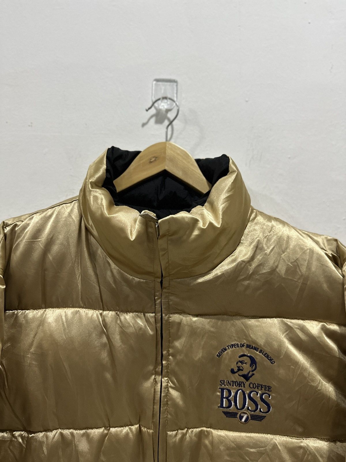 Vintage Suntory Coffee Boss puffer down jacket Size US L / EU 52-54 / 3 - 3 Thumbnail
