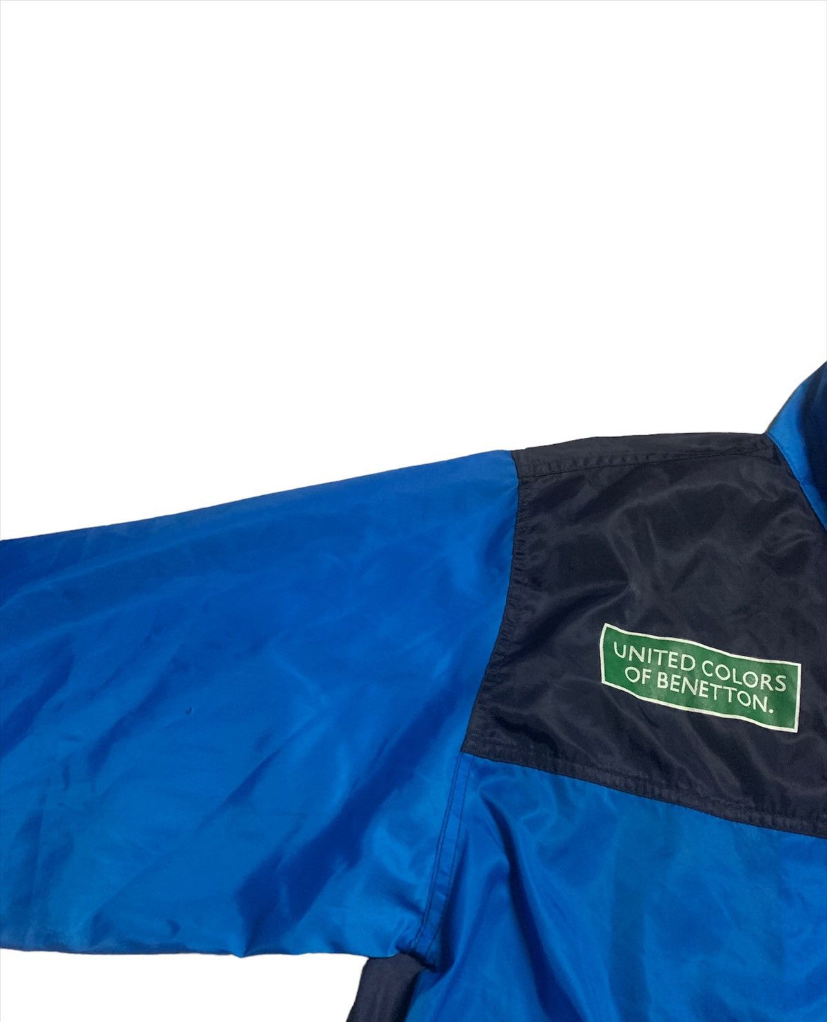 Benetton × Vintage Vintage Benetton Formula 1 racing UCOB big logo nylon jacket Size US XL / EU 56 / 4 - 4 Thumbnail