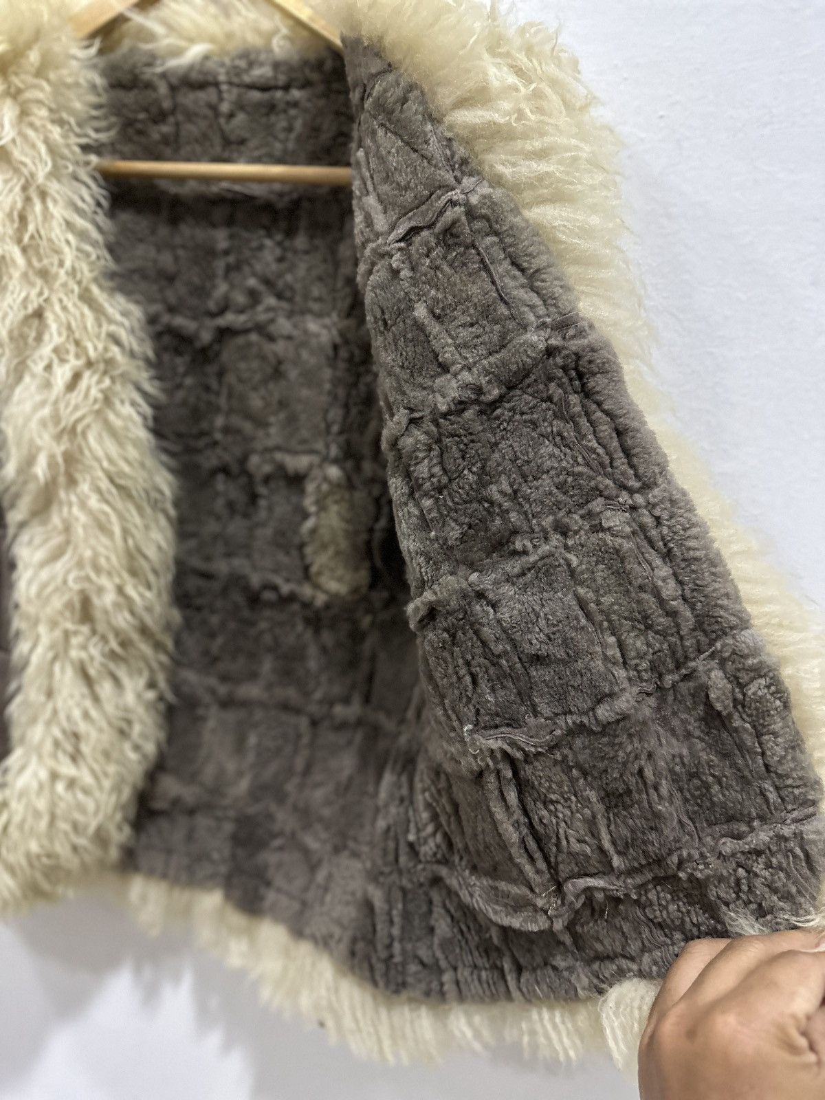 Japanese Brand Unbranded suede leather fur vest jacket size S/M Size S / US 4 / IT 40 - 10 Thumbnail