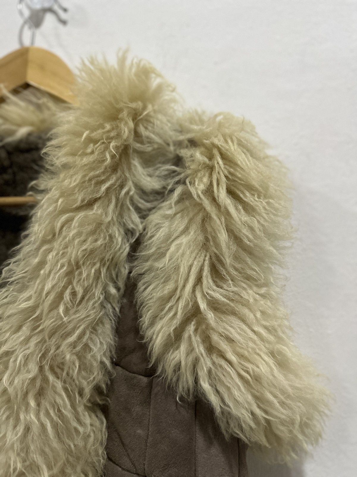 Japanese Brand Unbranded suede leather fur vest jacket size S/M Size S / US 4 / IT 40 - 6 Thumbnail