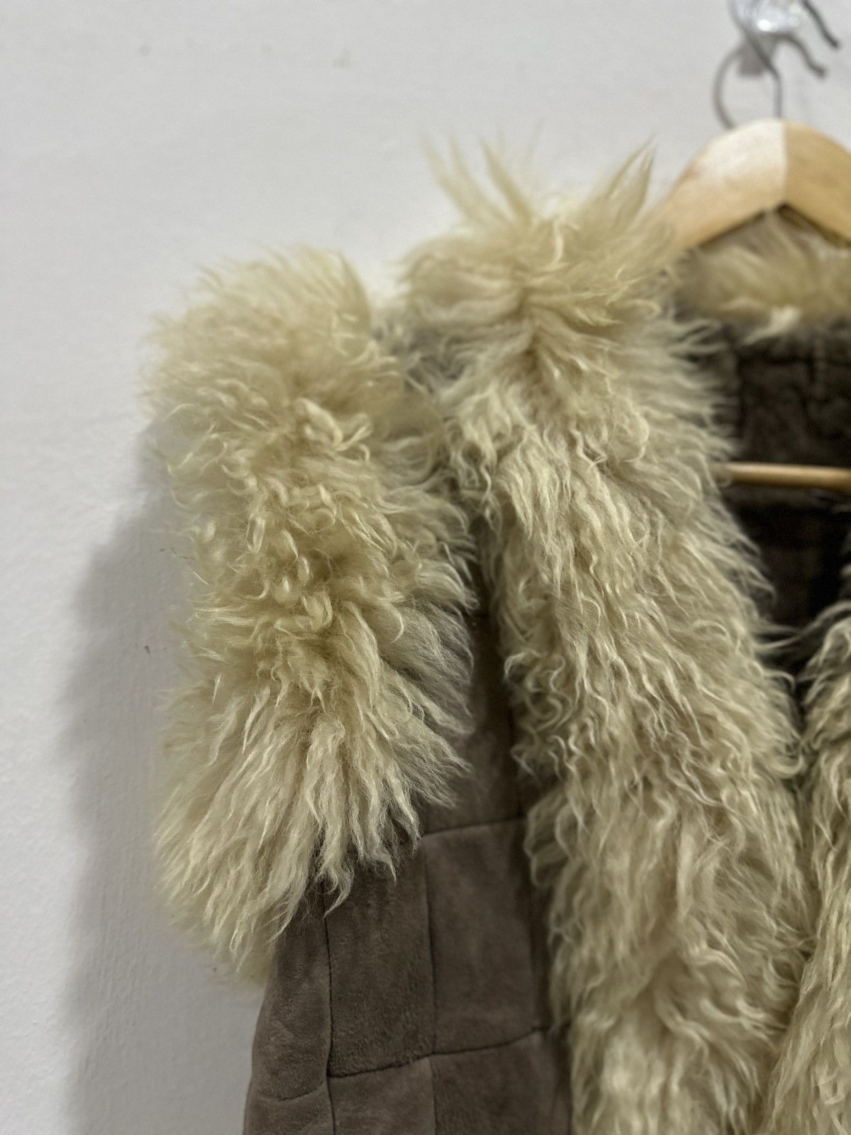 Japanese Brand Unbranded suede leather fur vest jacket size S/M Size S / US 4 / IT 40 - 5 Thumbnail